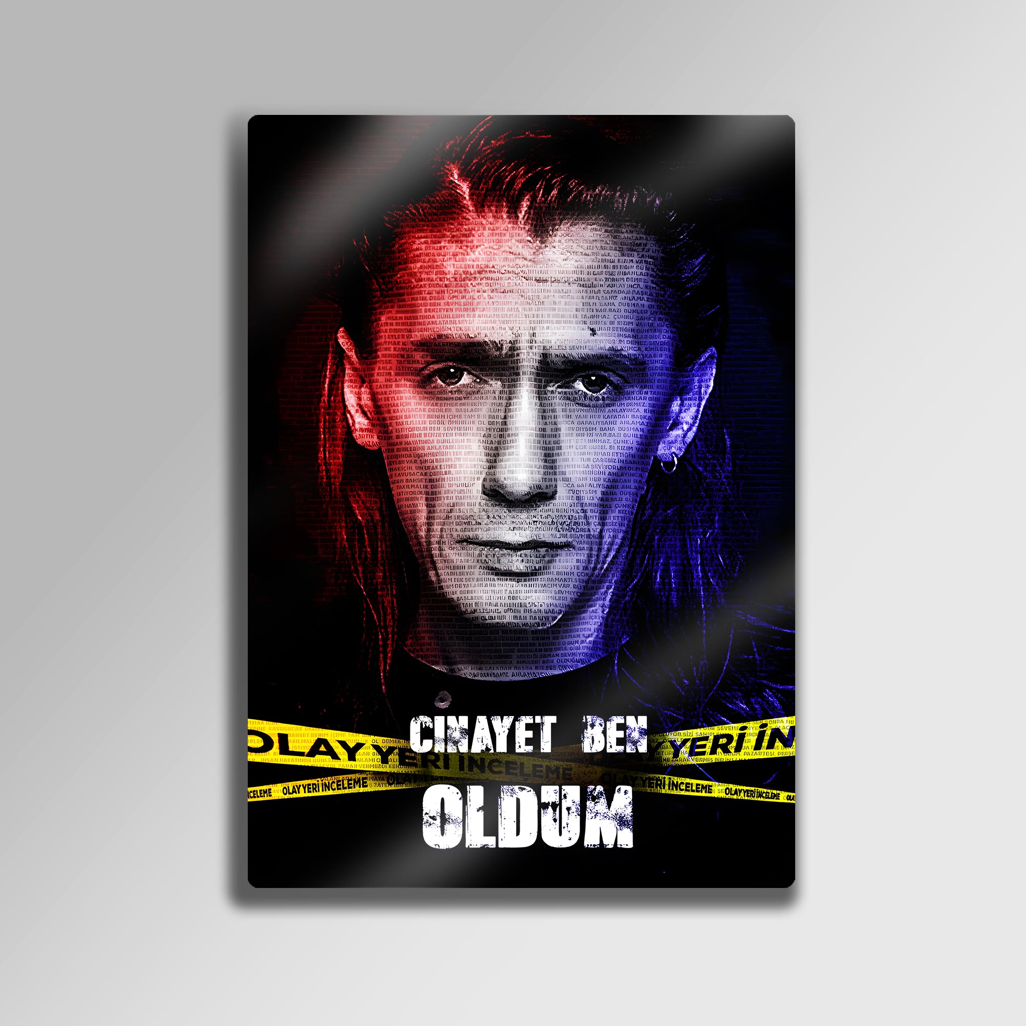 Akbaba Tablosu Cinayet Ben Oldum Replik - Metal Tablo