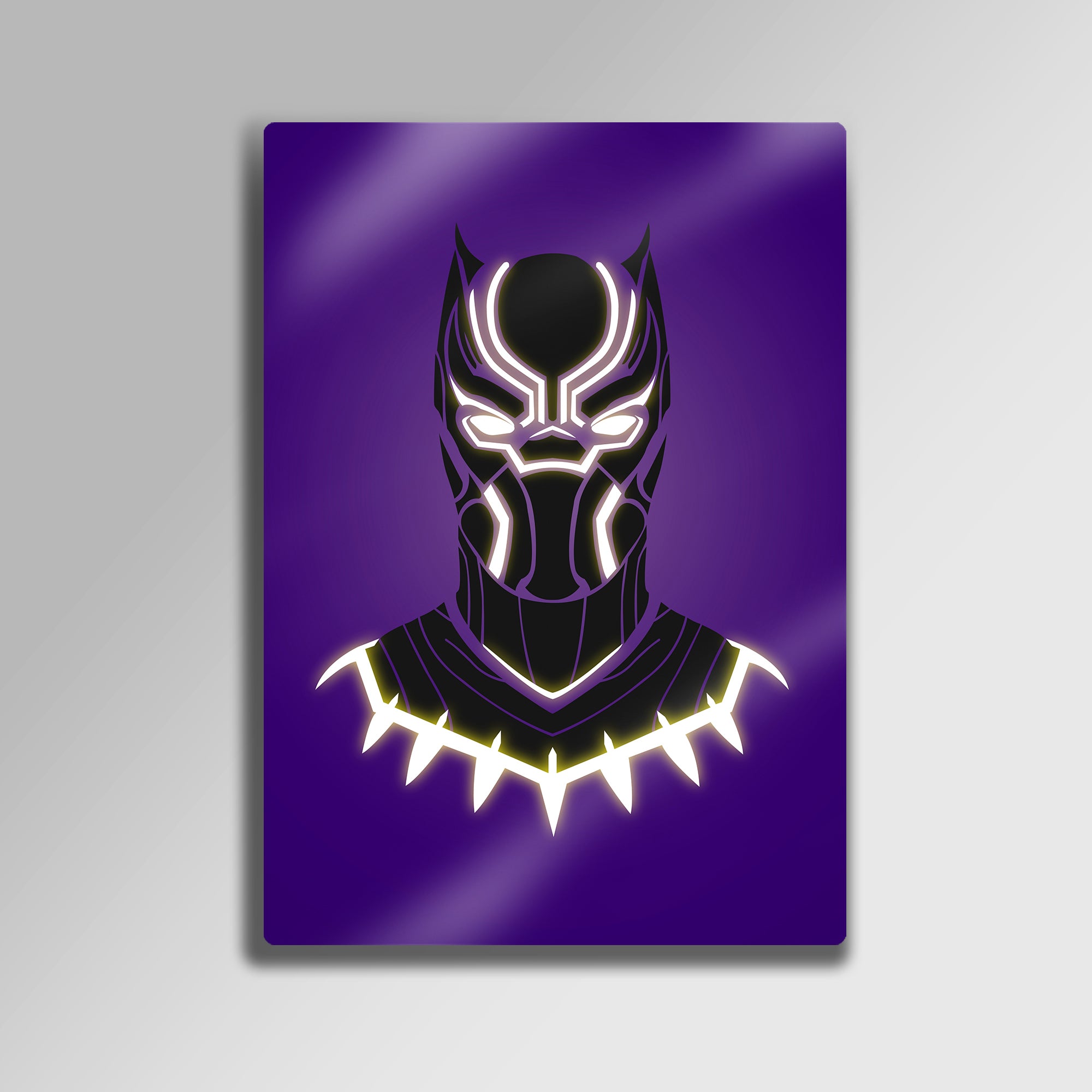 Black Panther Metal Tablo – Süper Kahraman Poster