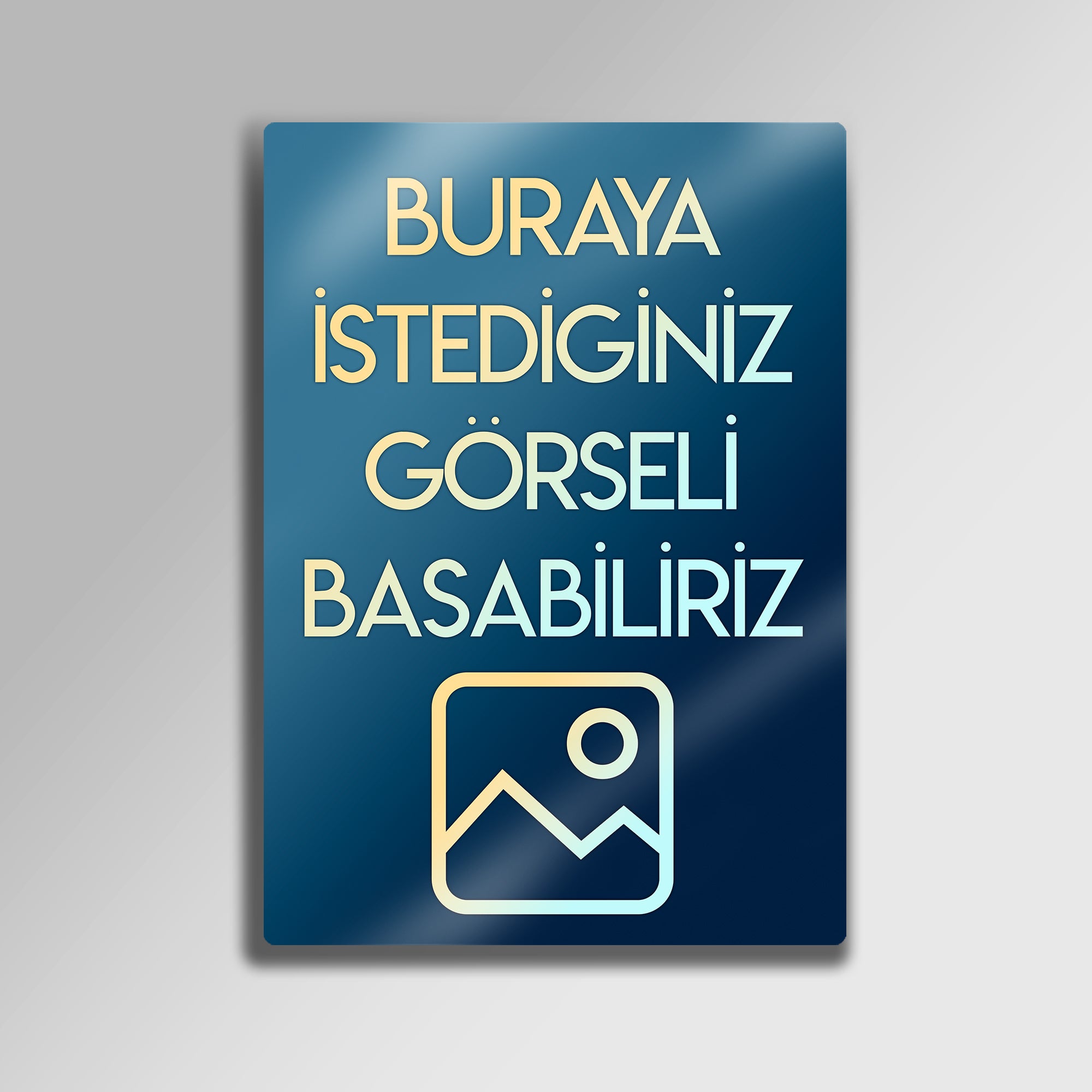 Kişiye Özel Metal Tablo