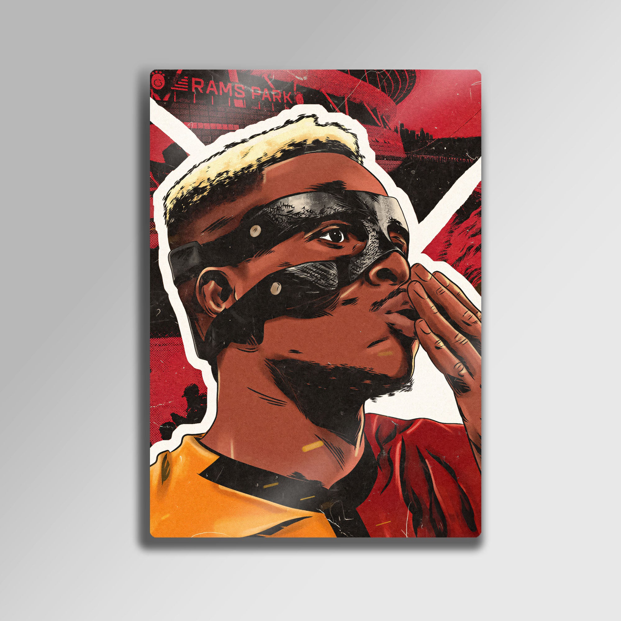 Victor Osimhen - Metal Tablo