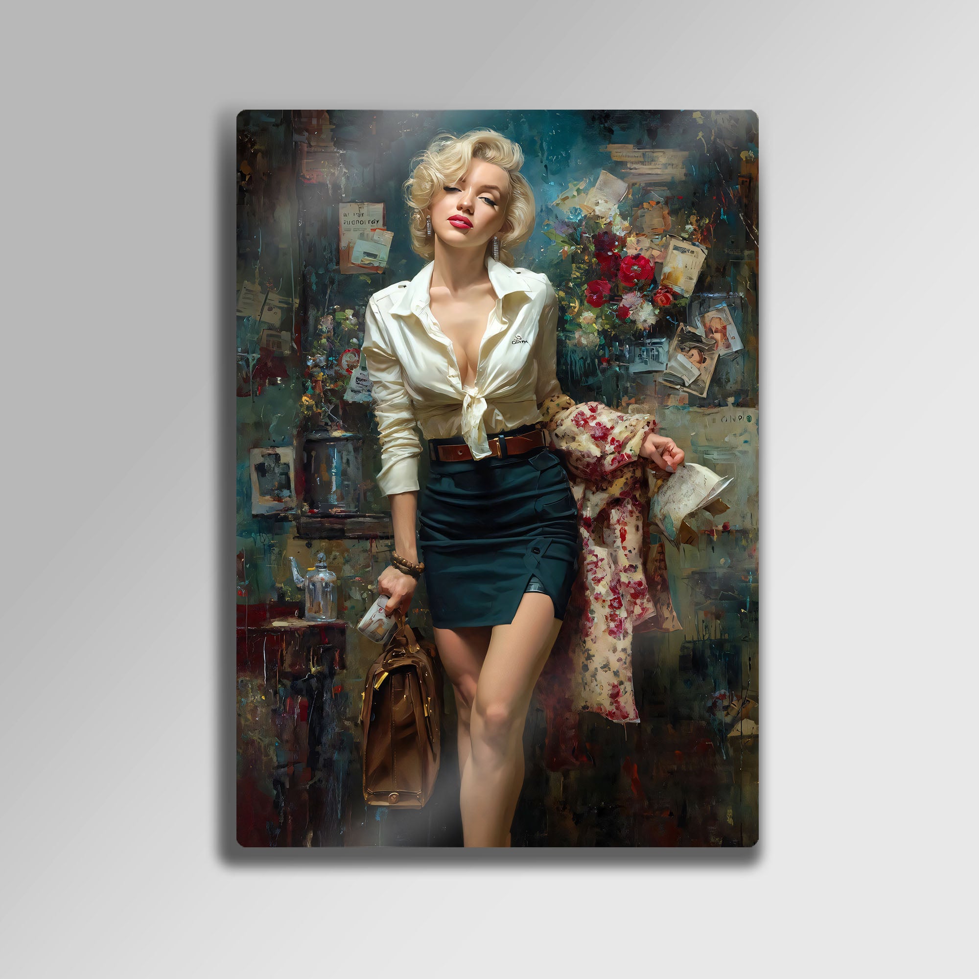 Marilyn Monroe Modern Sanat - Metal Tablo