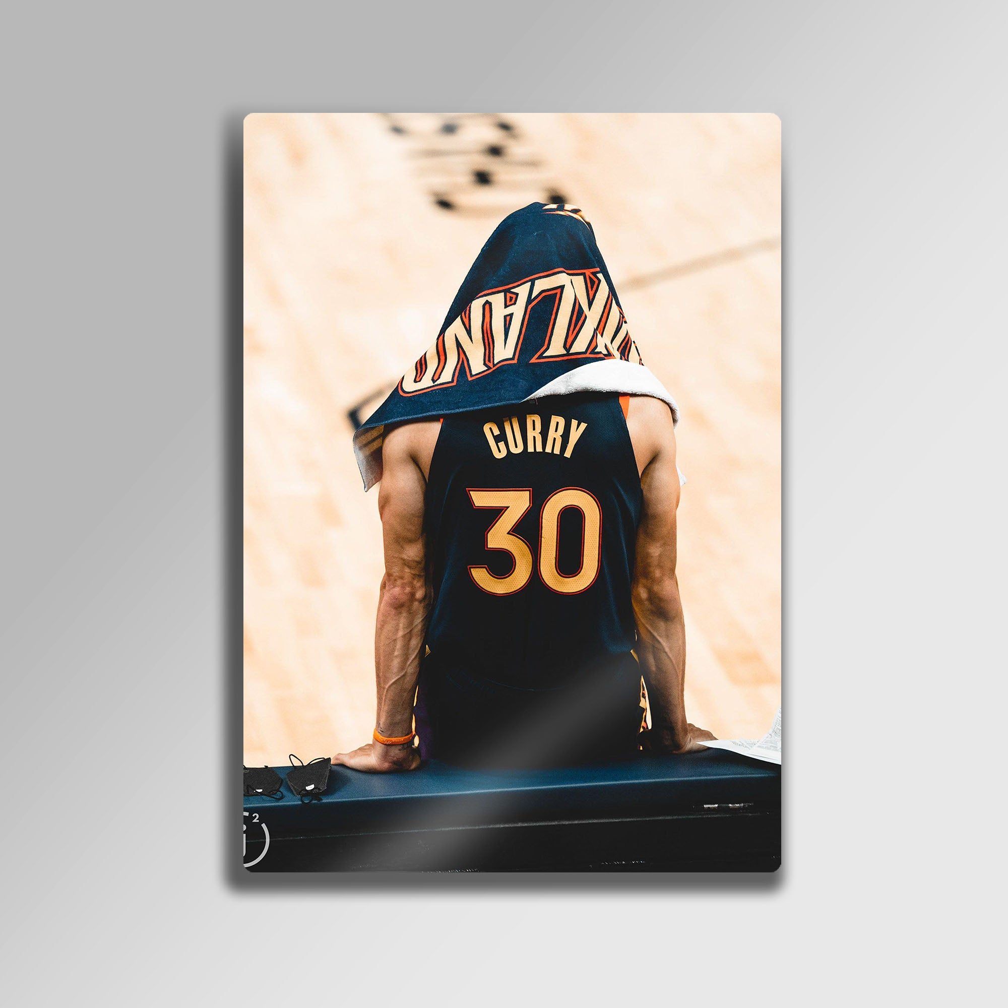 Stephen Curry "Night Night" - Metal Tablo