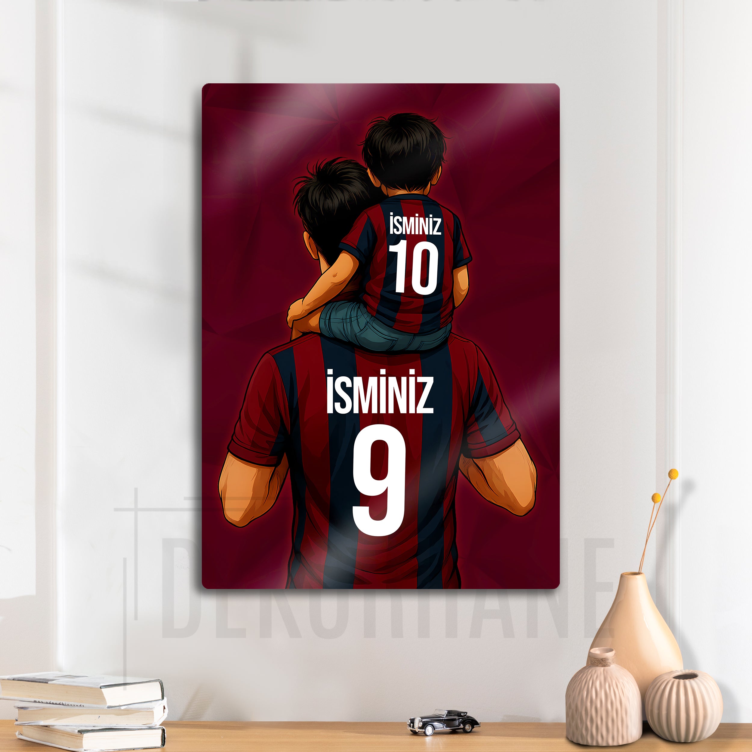 Trabzonspor Baba Oğul - Kişiselleştirilebilir Metal Tablo