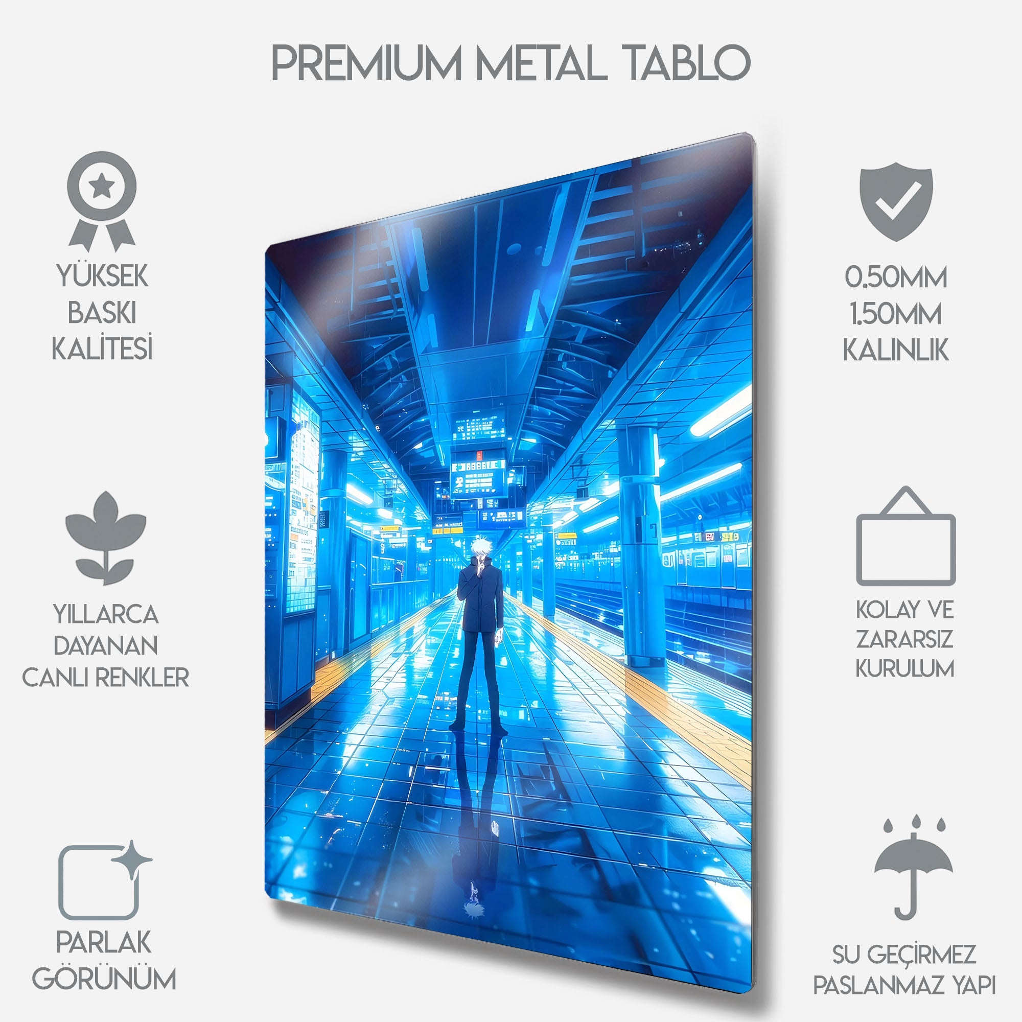 Satoru Gojo, Jujutsu Kaisen - Metal Tablo