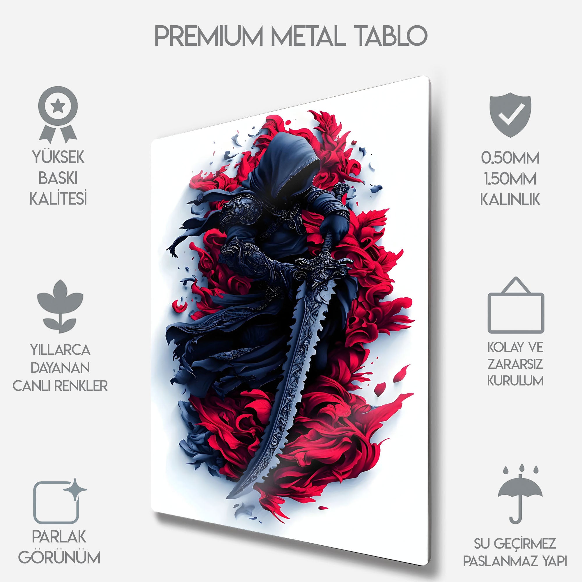 Gölge Savaşçısı - Metal Tablo