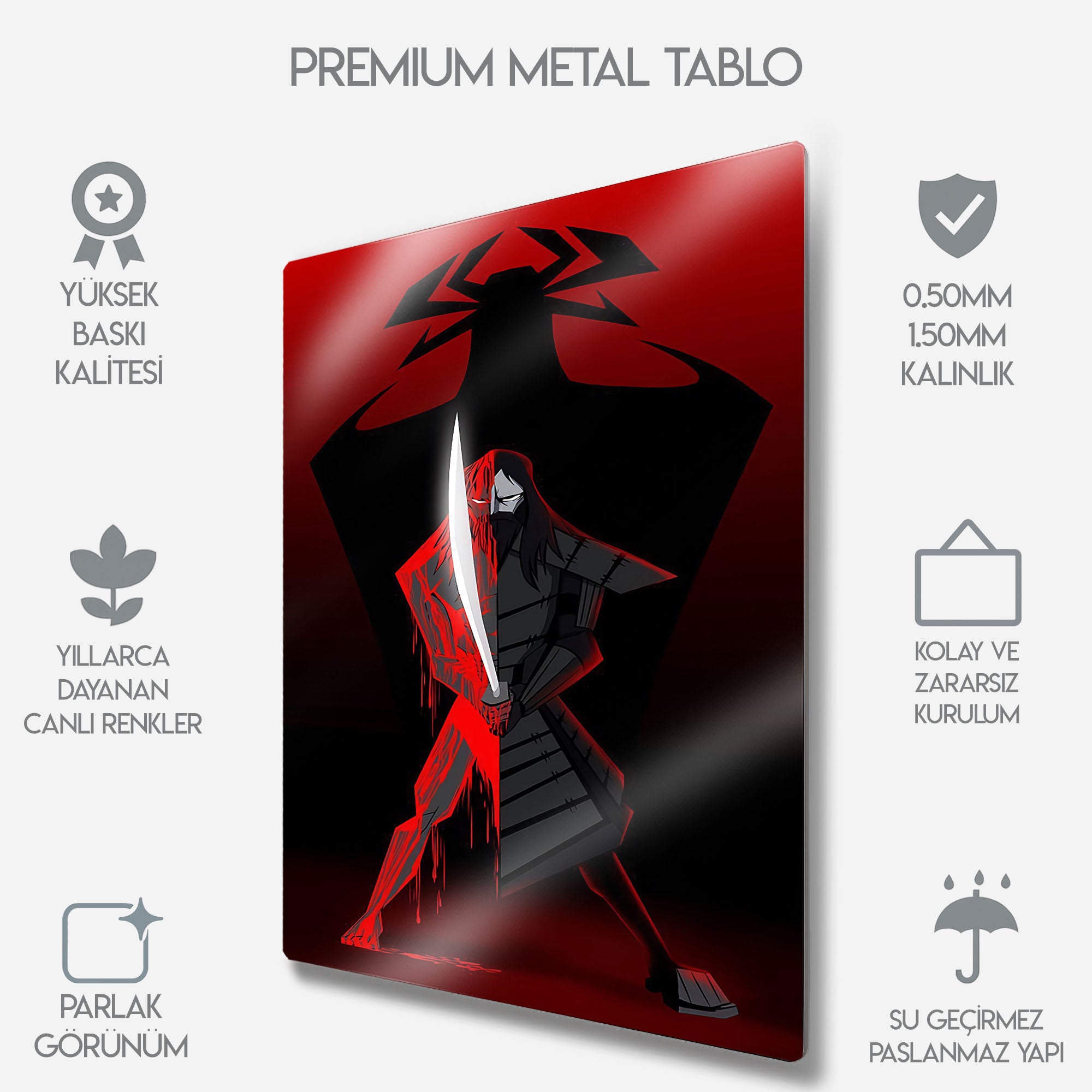 Samurai Jack vs. Aku - Metal Tablo