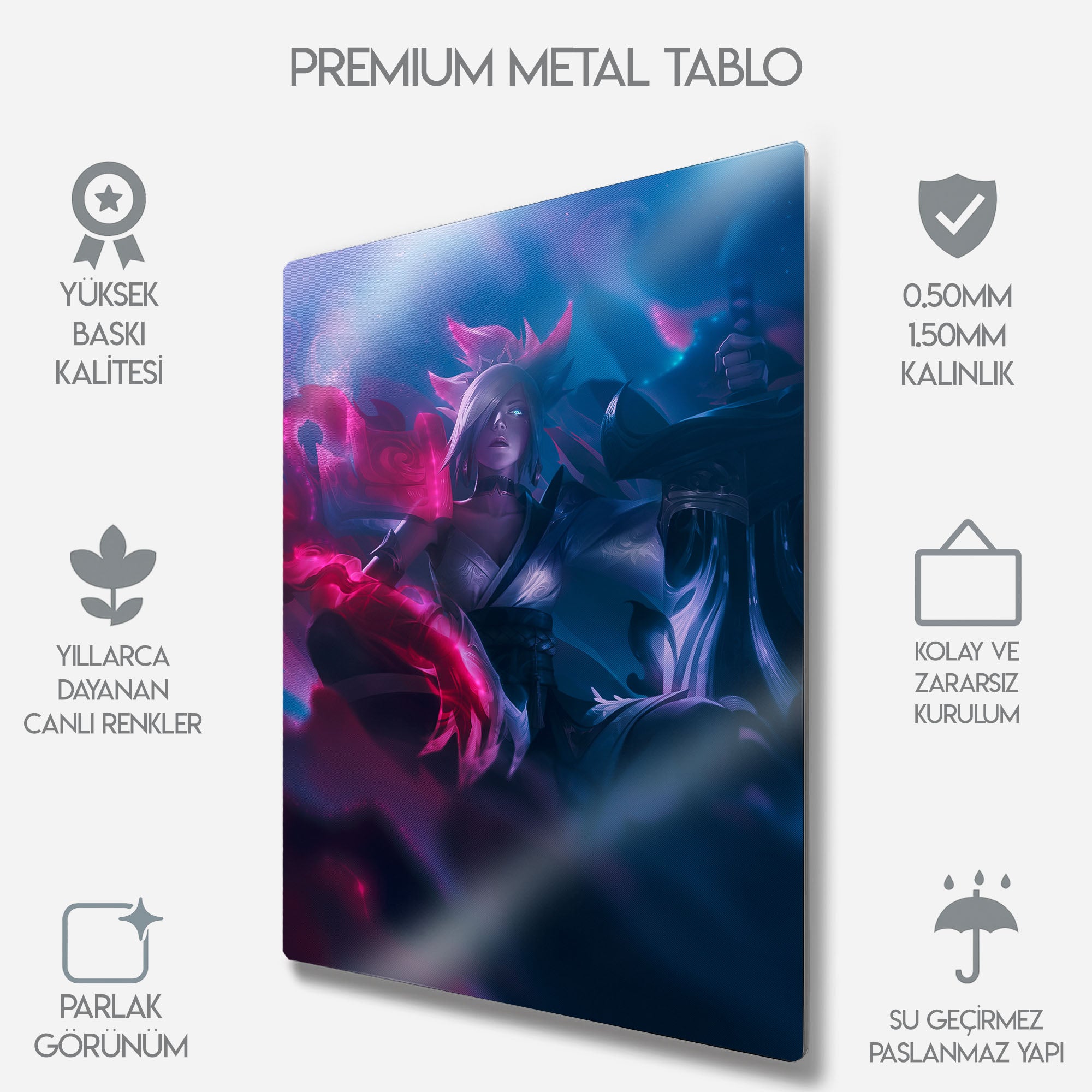 Ruh Çiçeği Riven - Metal Tablo