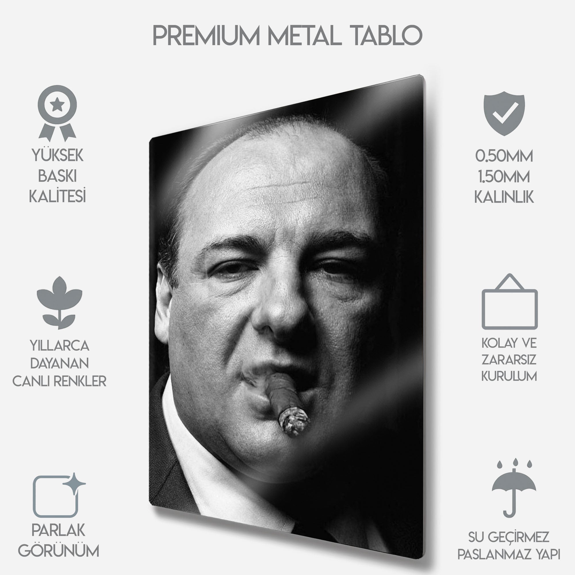 The Sopranos Tony Soprano - Metal Tablo