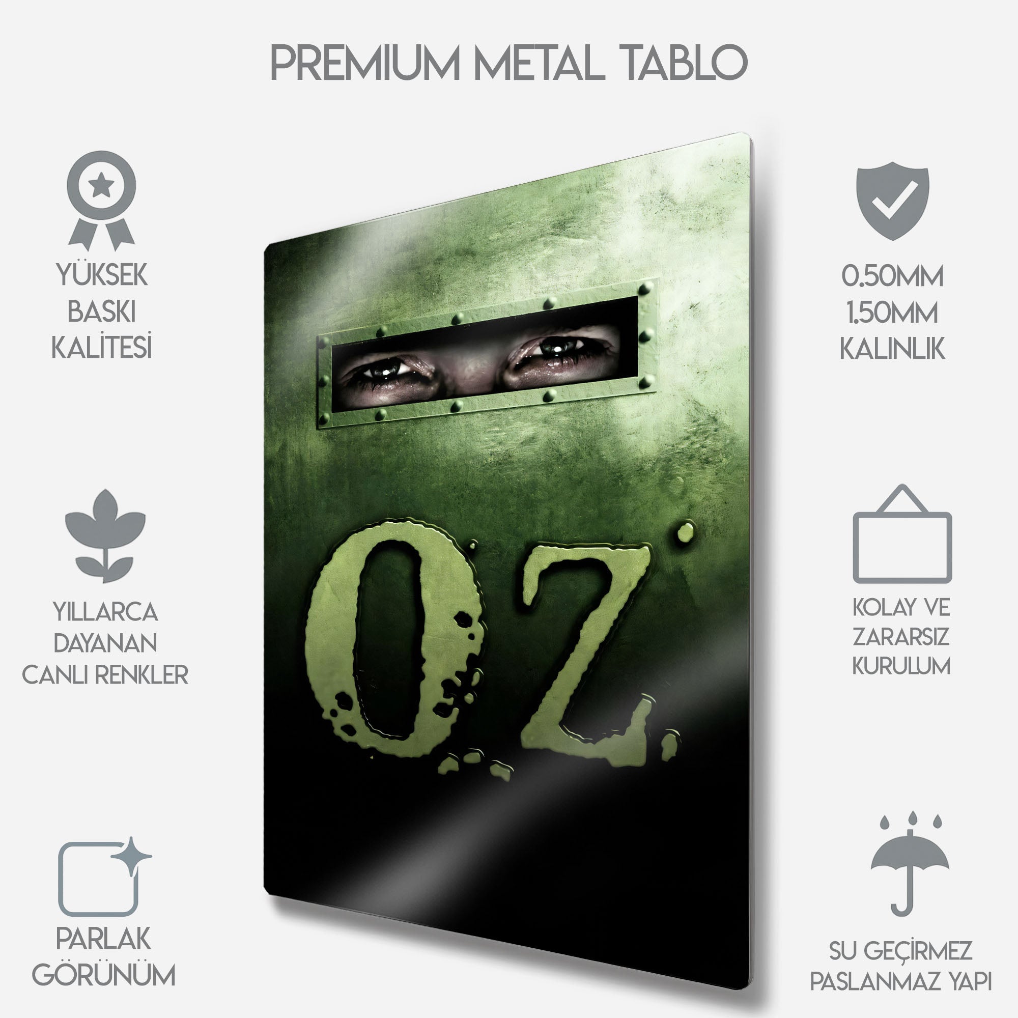 OZ Dizi Posteri - Metal Tablo