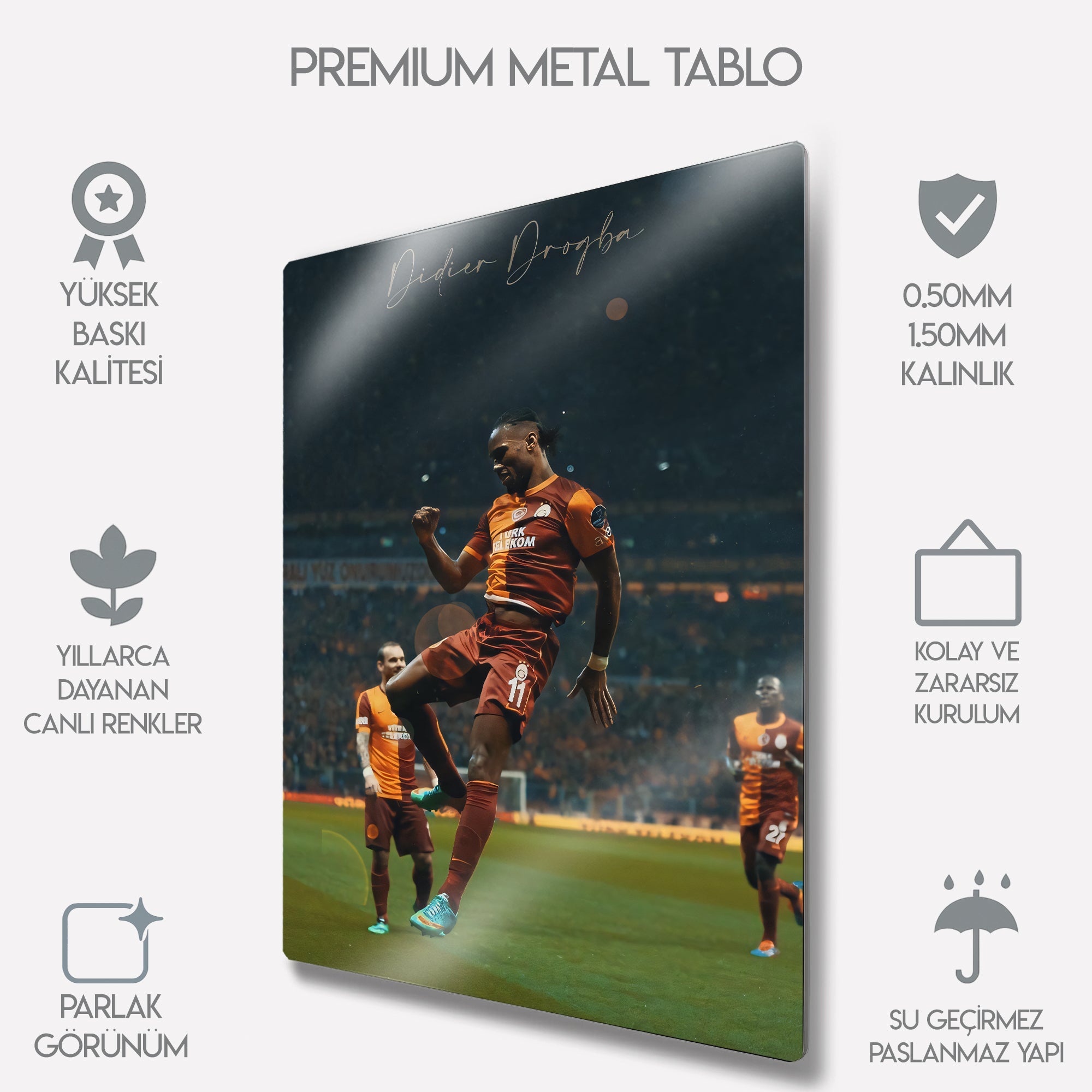 Didier Drogba - Metal Tablo