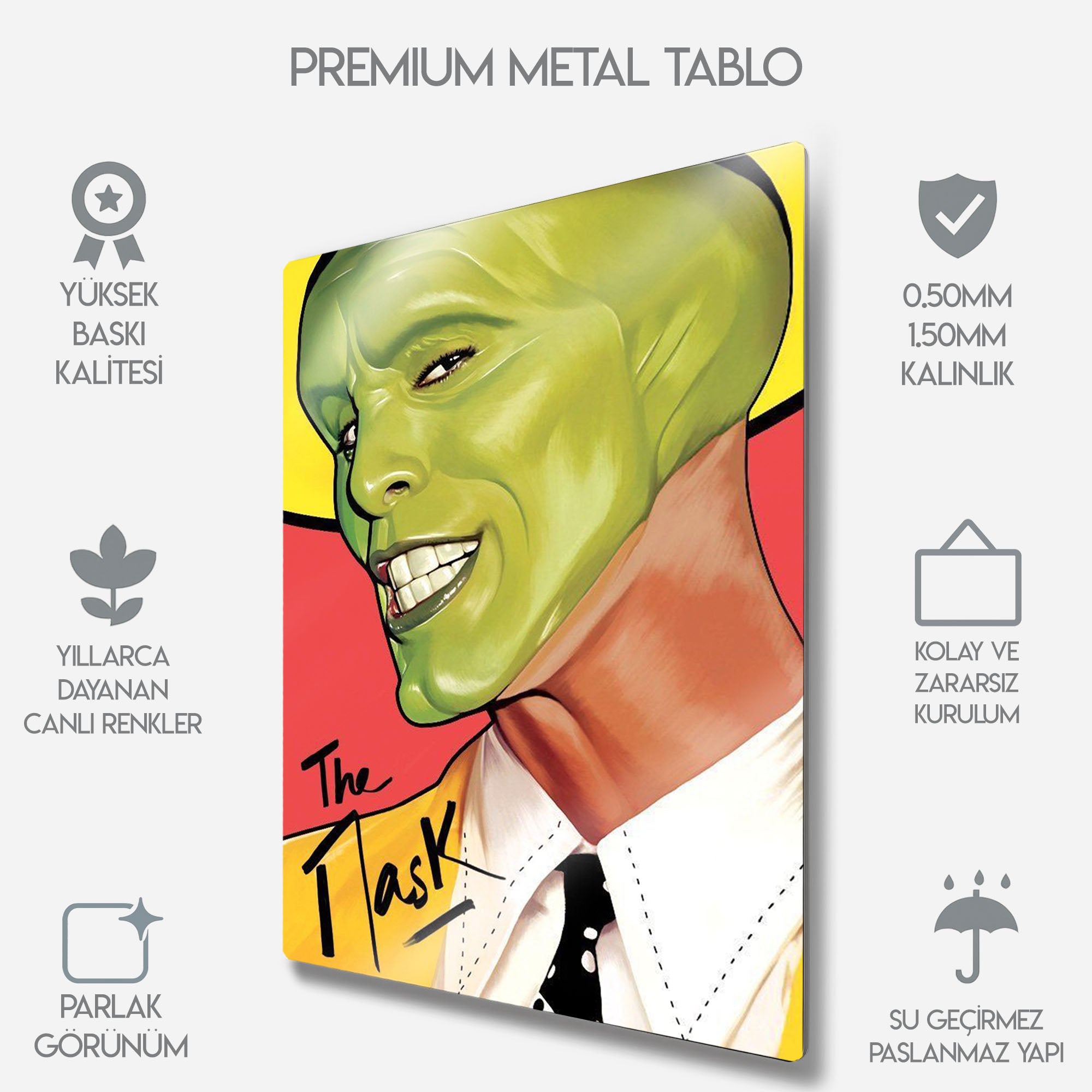 The Mask (Maske) Filmi - Metal Tablo