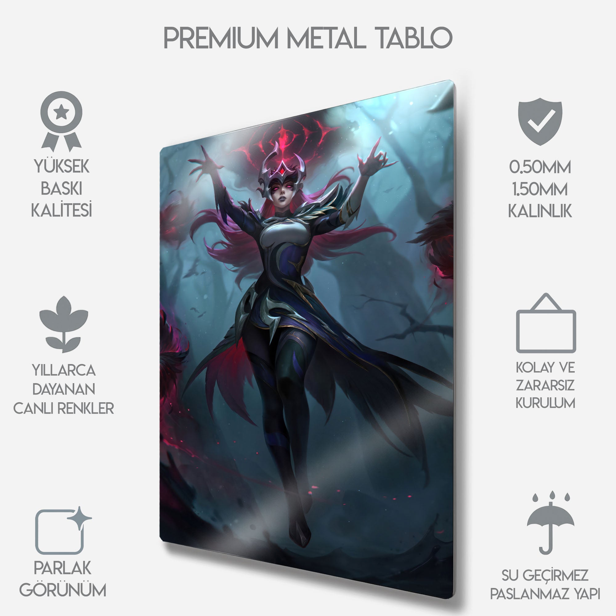 Cadılar Meclisi Syndra - Metal Tablo