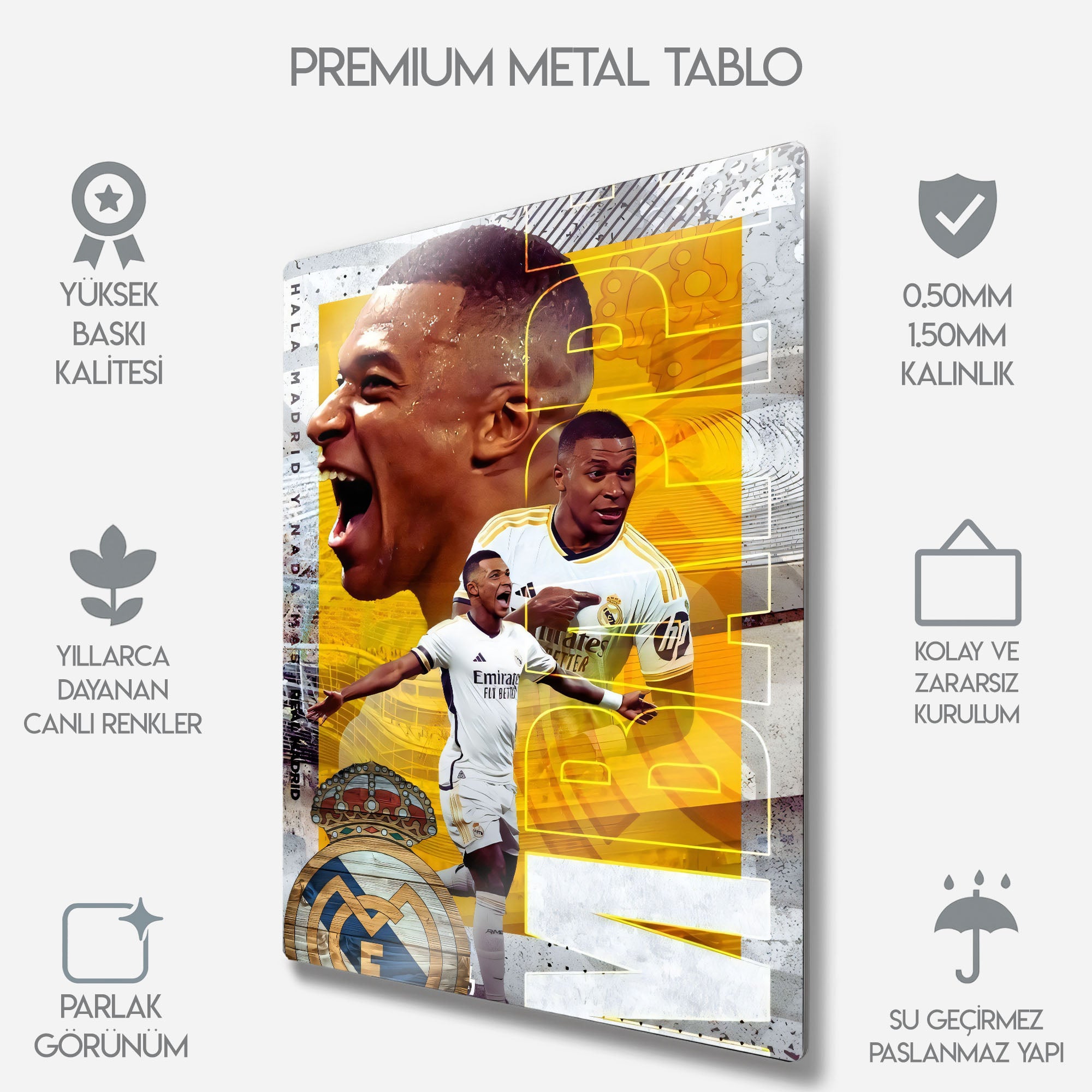 Mbappe - Metal Tablo