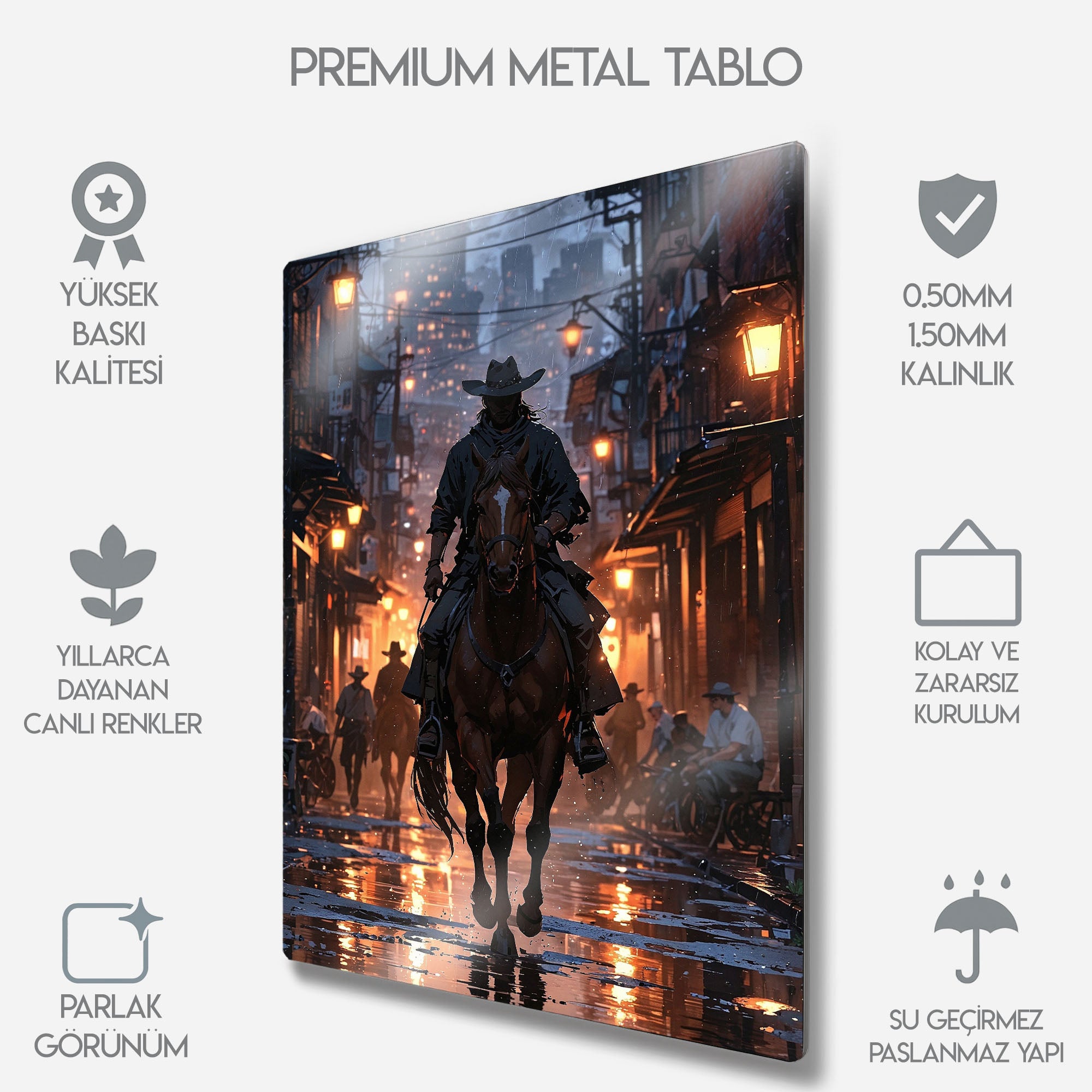 Red Dead Redemption 2 (RDR2) - Metal Tablo