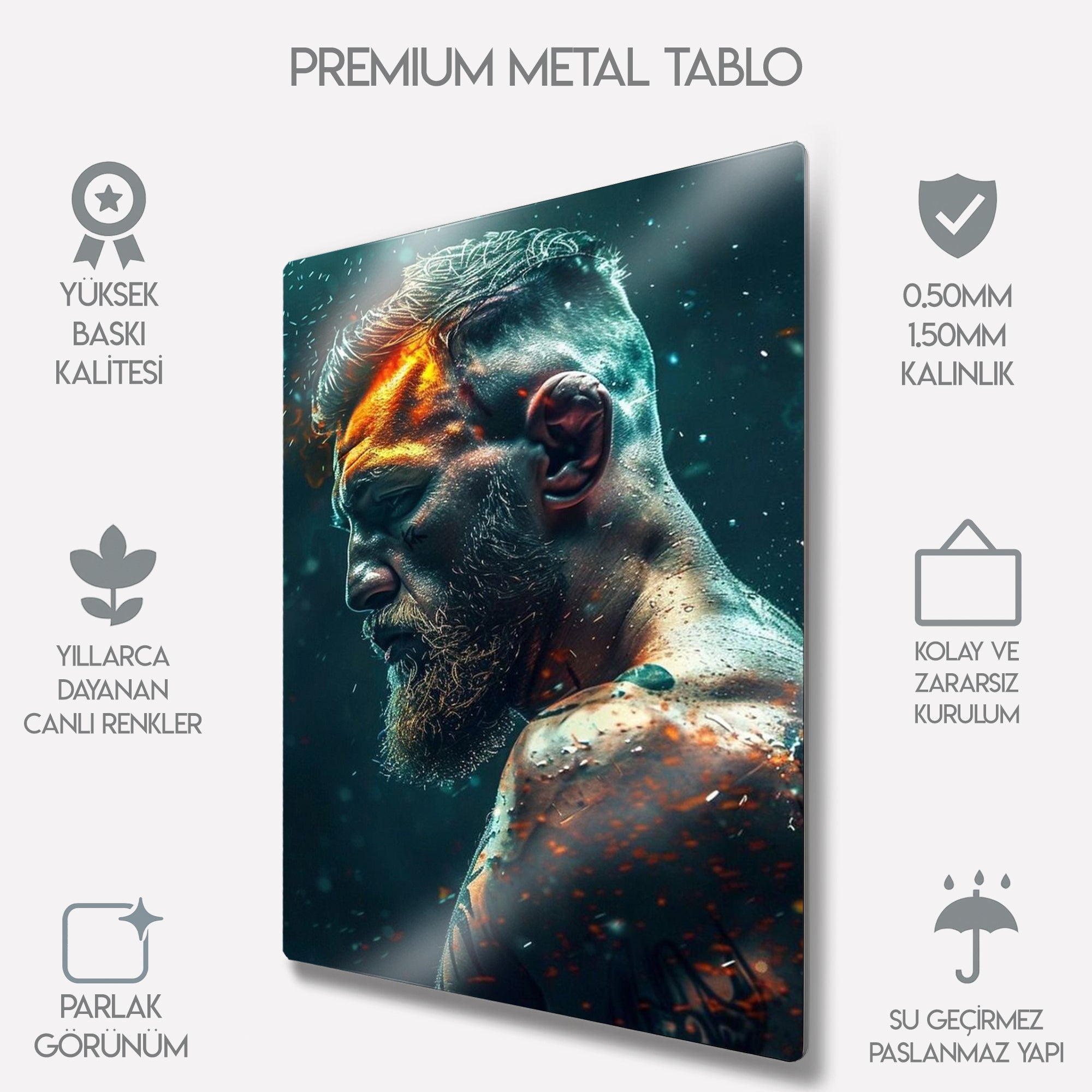 Conor McGregor UFC - Metal Tablo