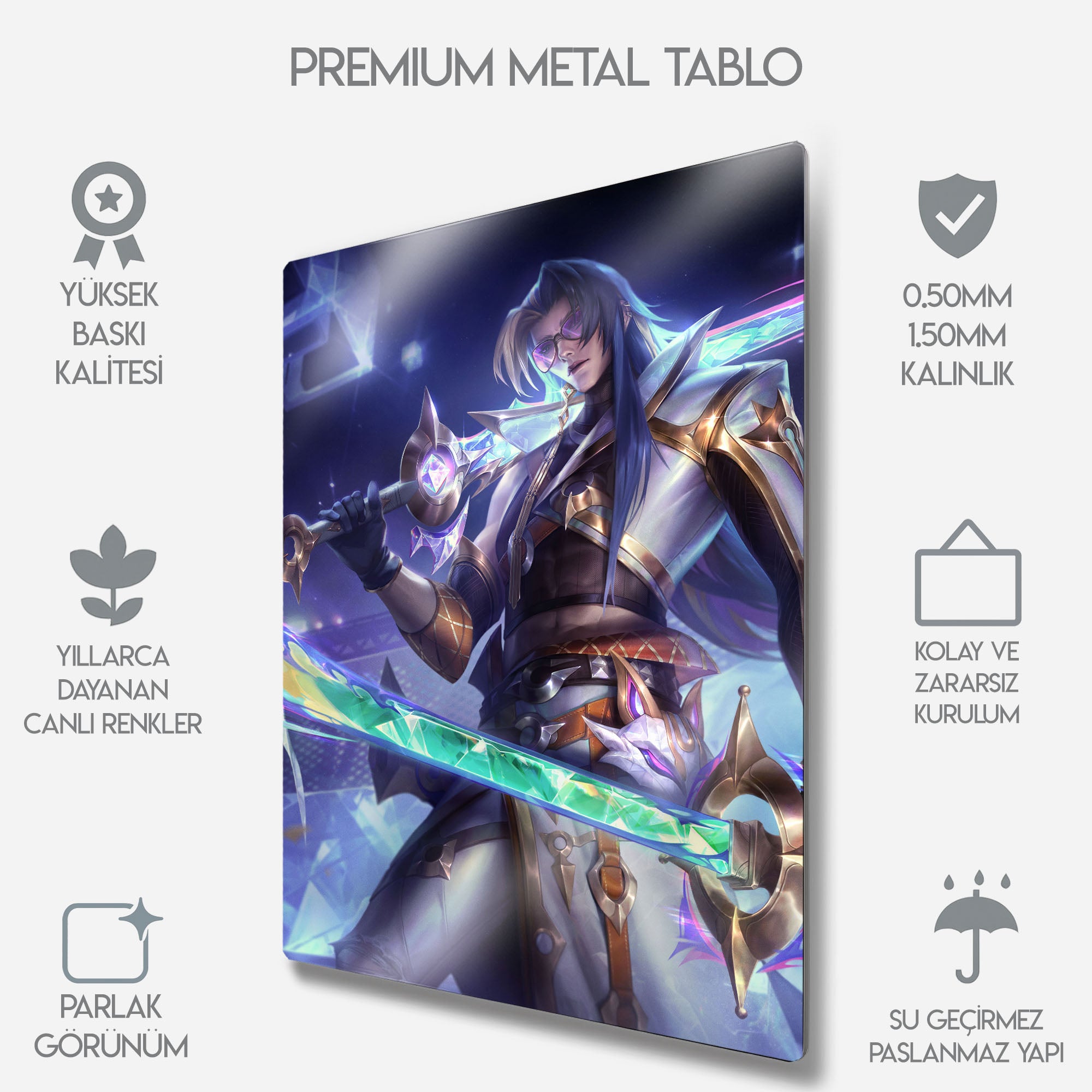 Heartsteel Yone - Metal Tablo