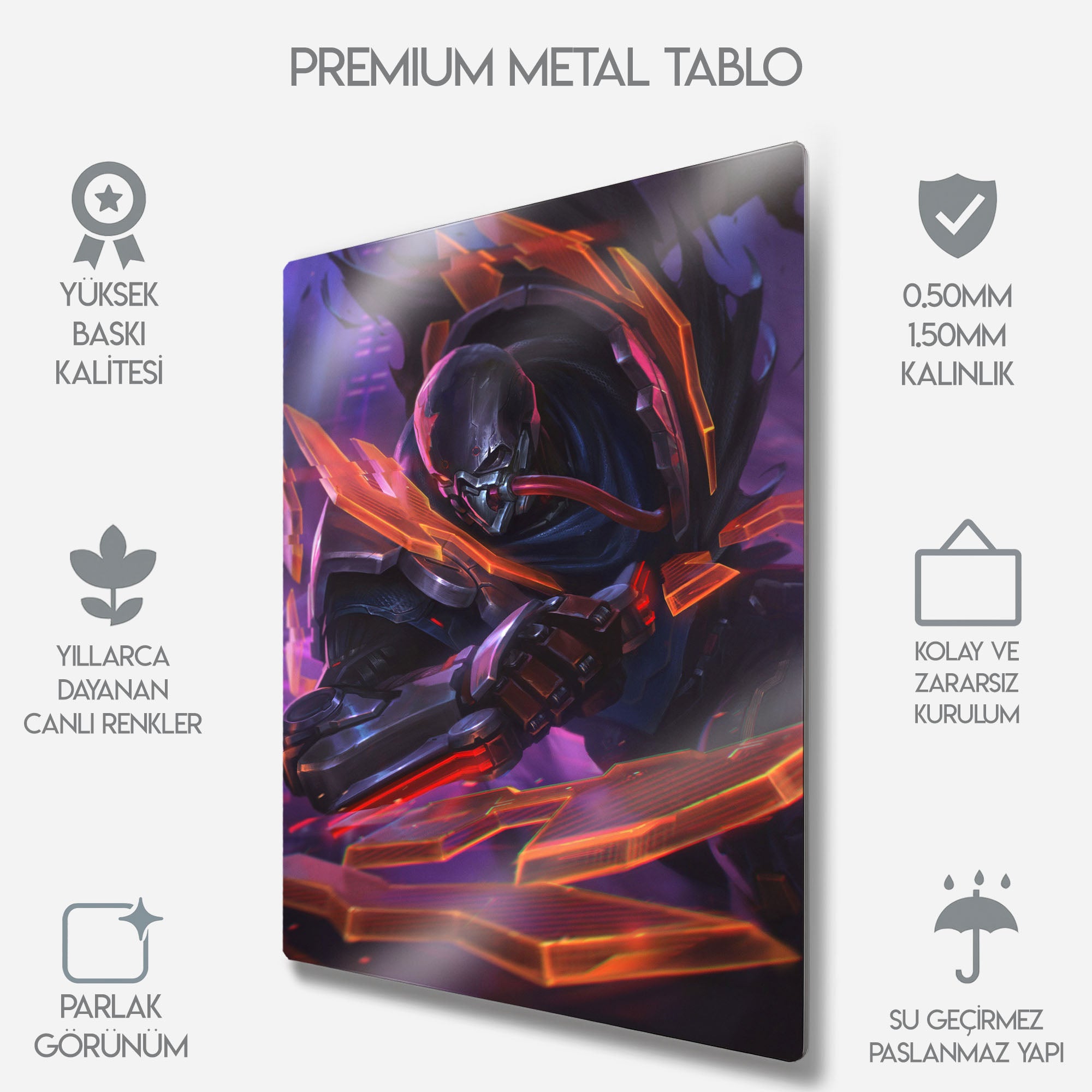 Kod Adı: Pyke - Metal Tablo