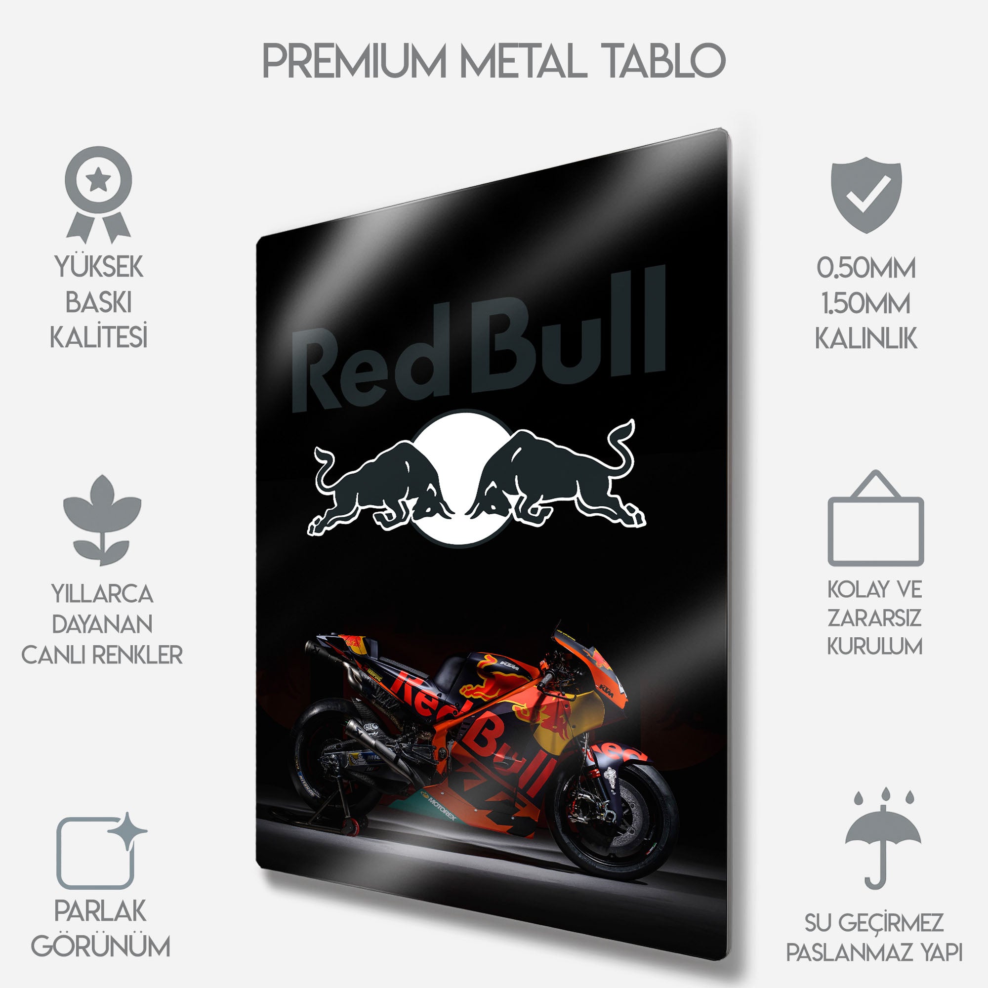 Red Bull KTM MotoGP - Metal Tablo