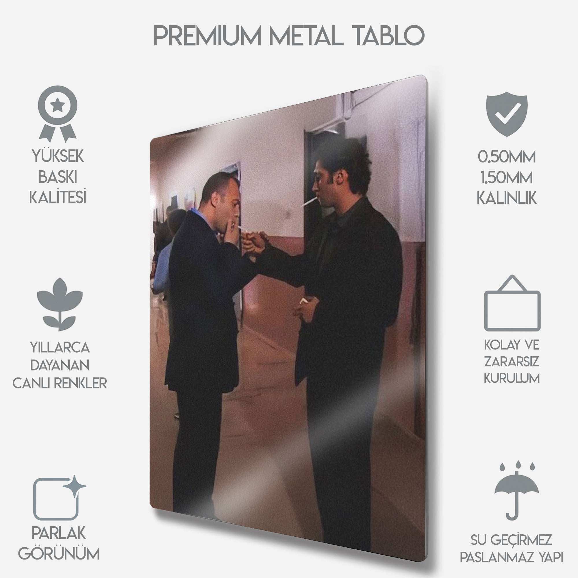 Kurtlar Vadisi Polat ve Çakır - Metal Tablo
