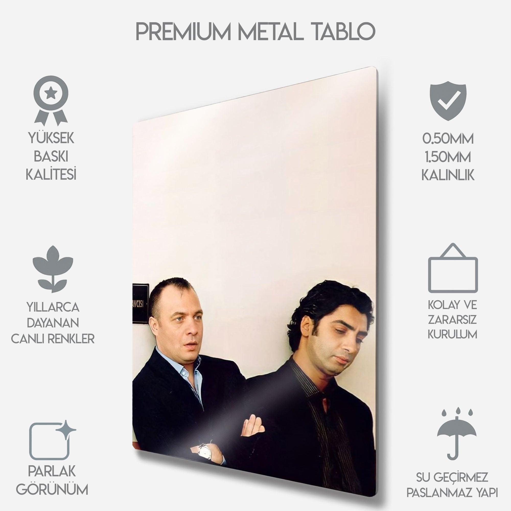 Kurtlar Vadisi Polat ve Çakır - Metal Tablo