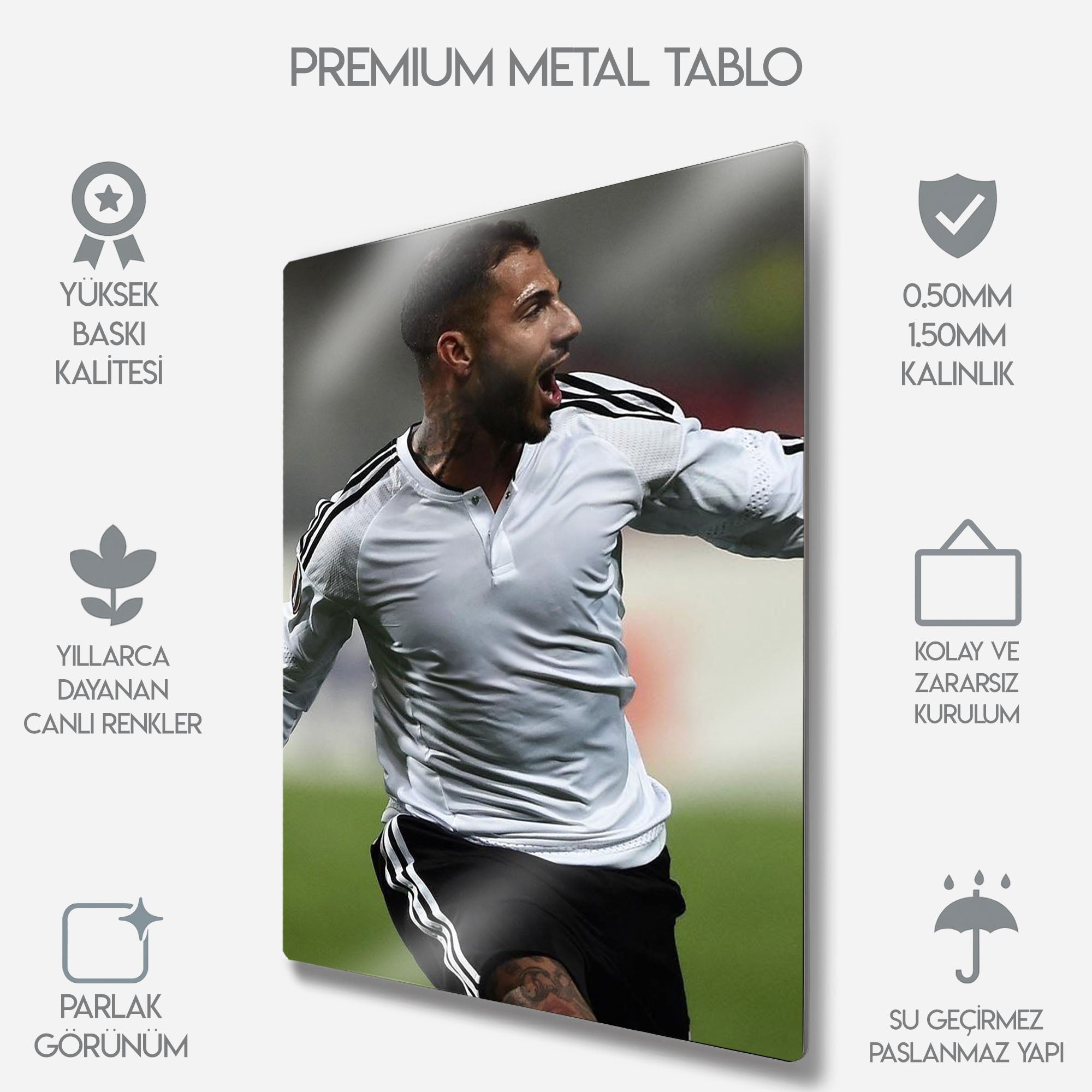 Ricardo Quaresma Gol Sevinci - Metal Tablo