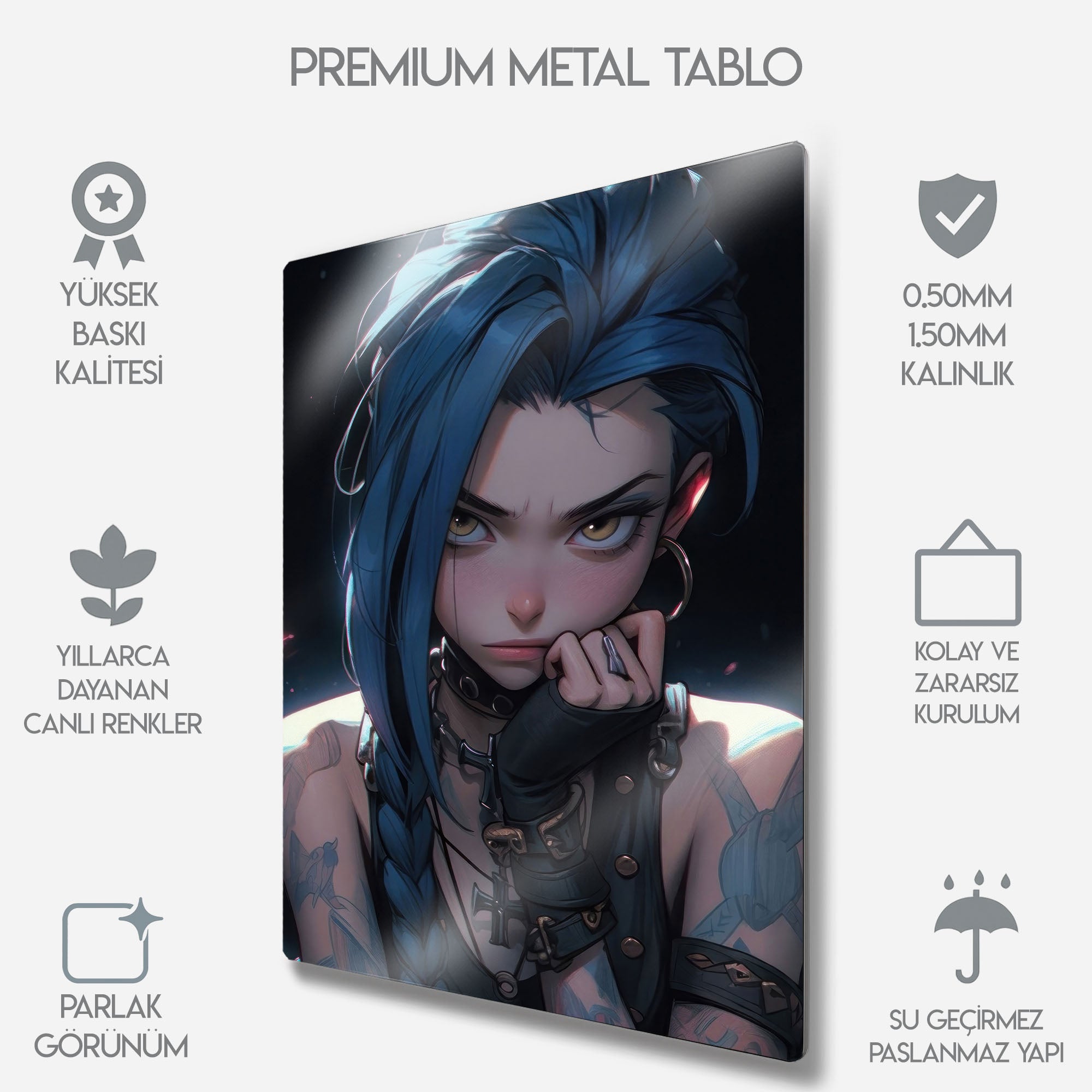 Arcane Jinx - Metal Tablo