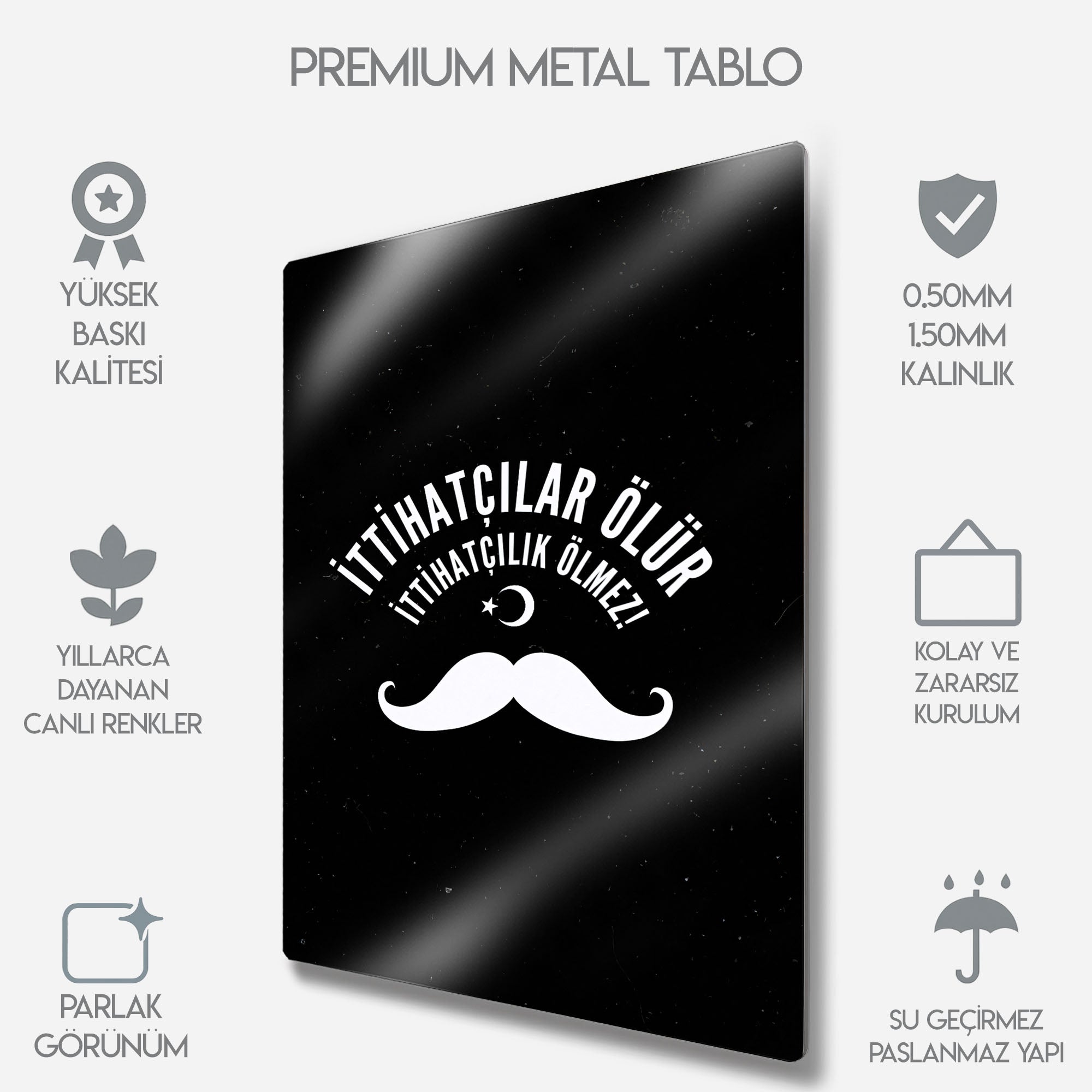 İttihat ve Terakki Temalı - Metal Tablo