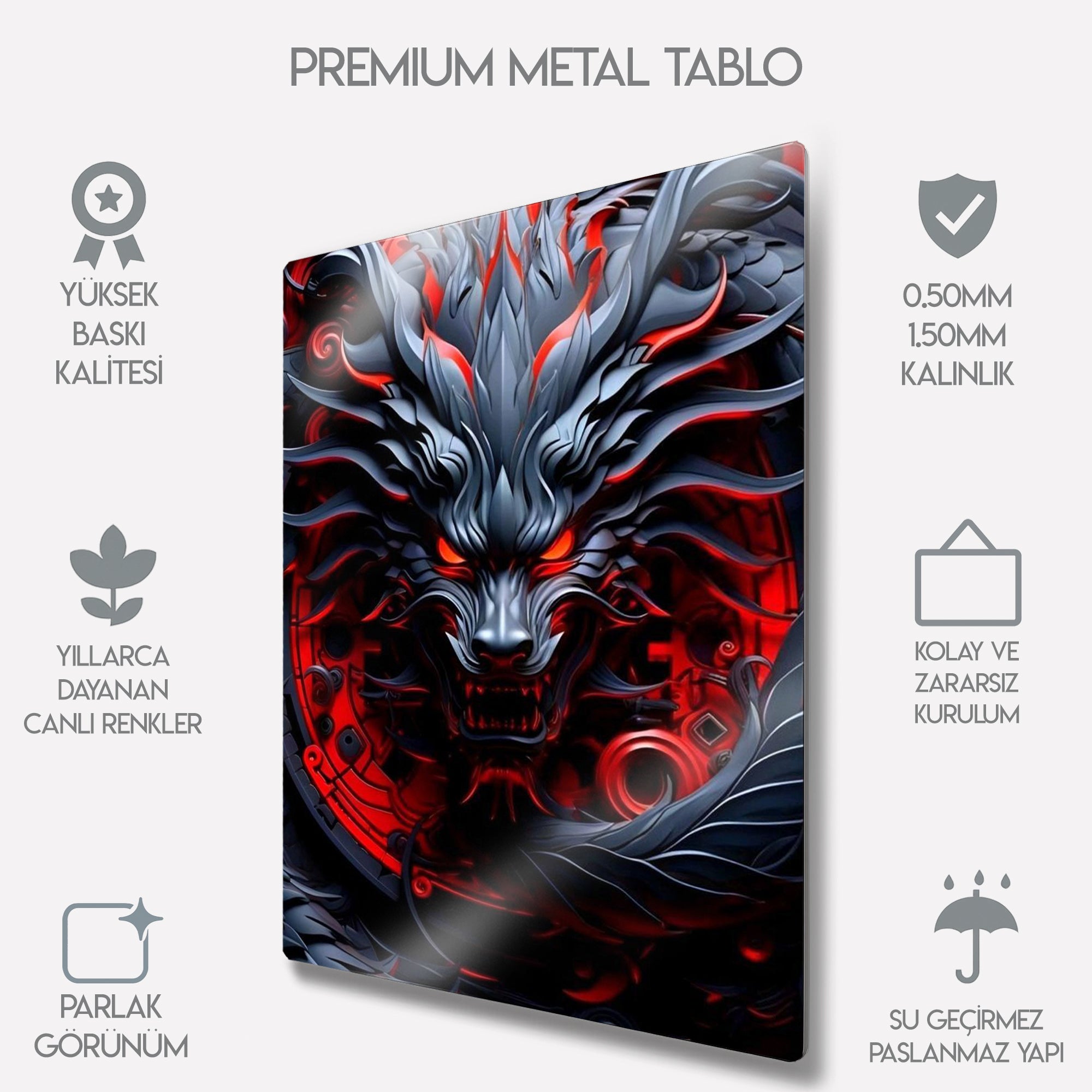 Kara Aslan - Metal Tablo