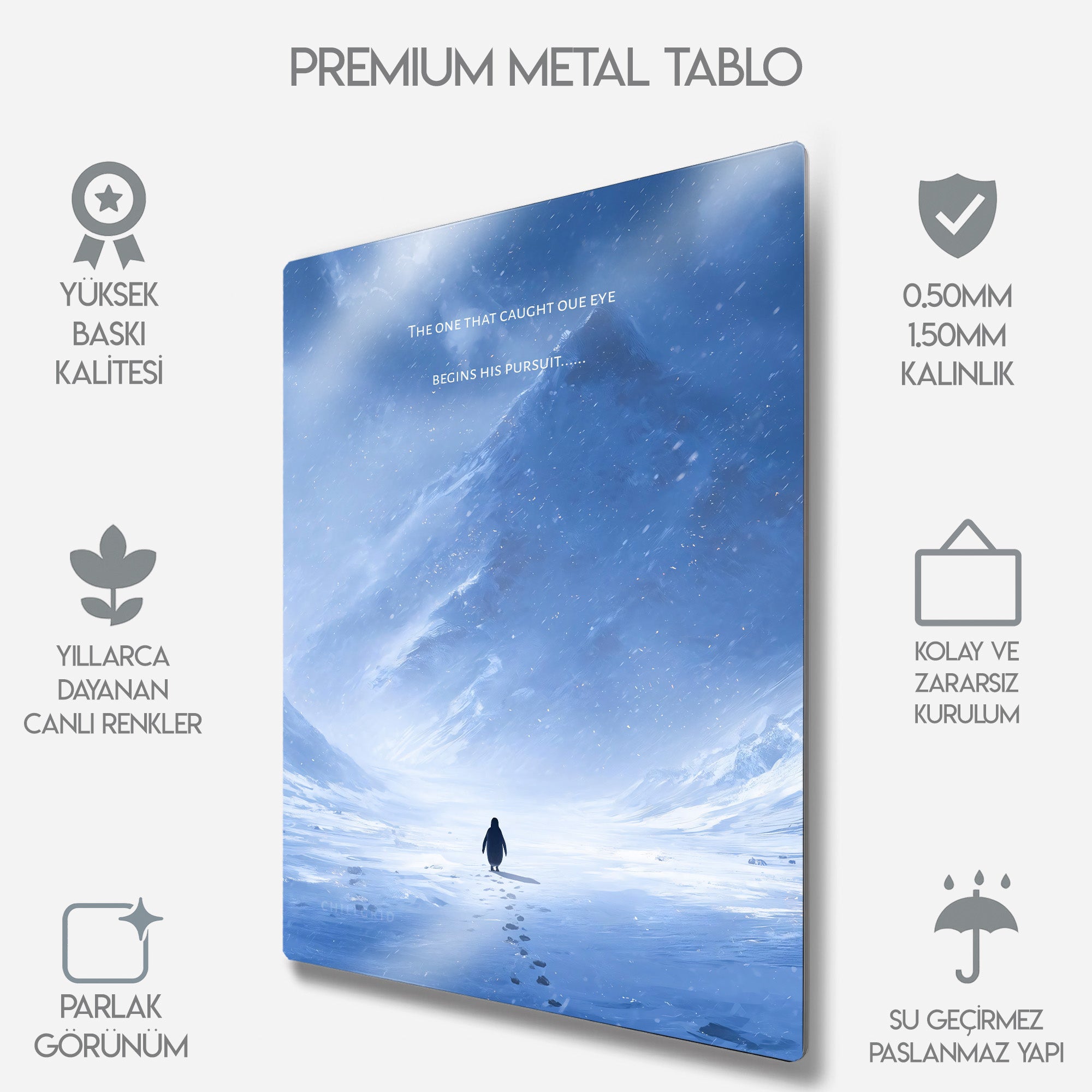 But Why, Nihilist Penguen, Penguin Motivasyon - Metal Tablo