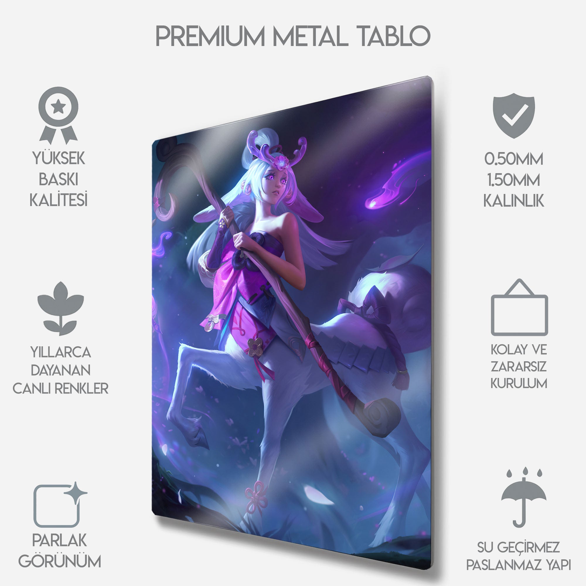 Ruh Çiçeği Lillia - Metal Tablo