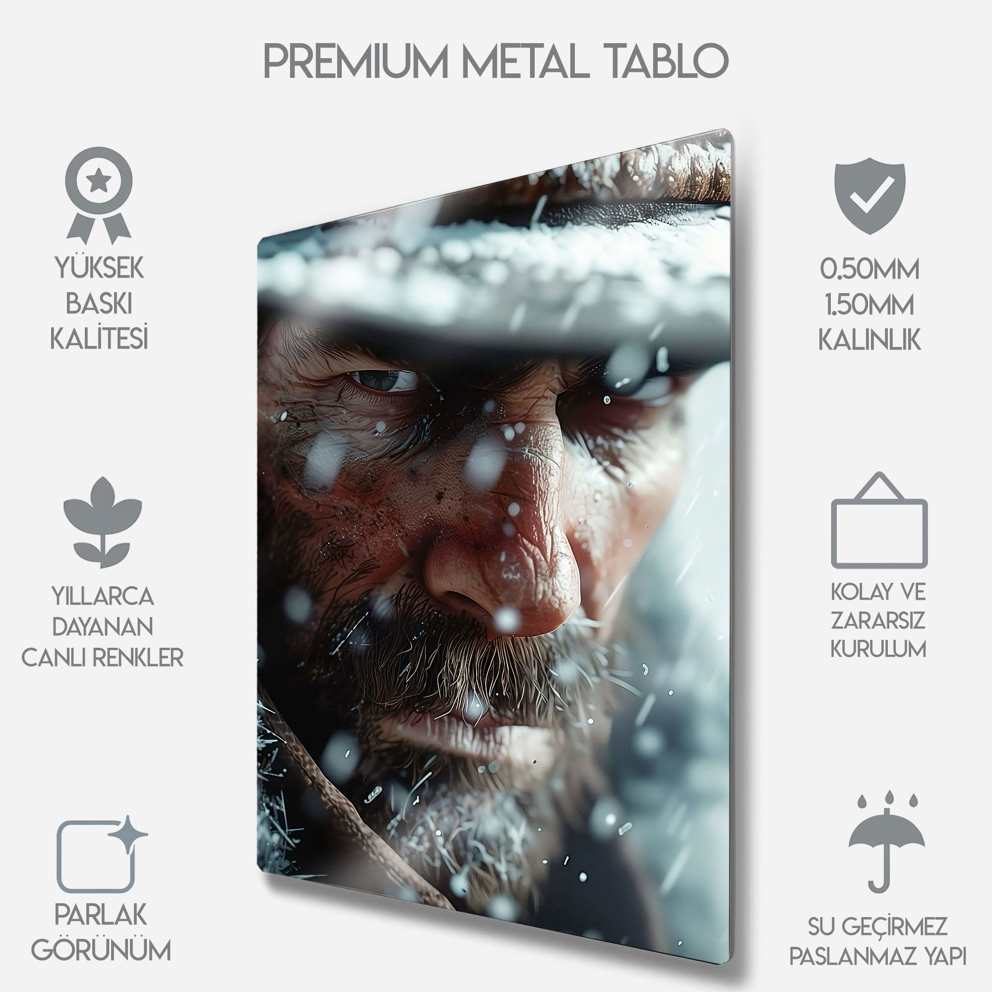 Red Dead Redemption 2 (RDR2) Arthur Morgan - Metal Tablo