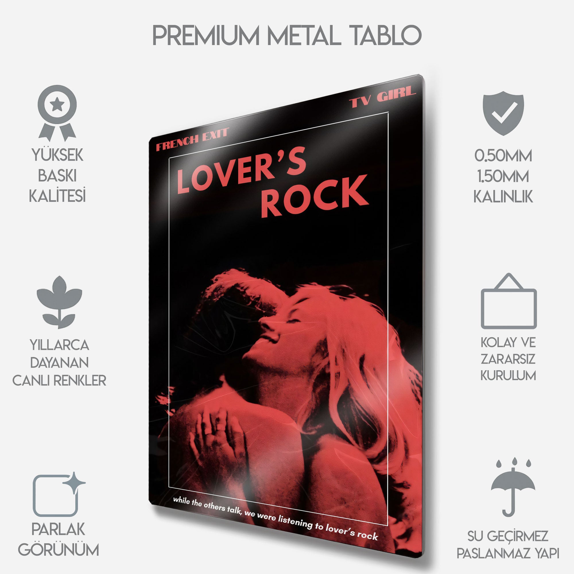 TV Girl "Lover's Rock" - Metal Tablo