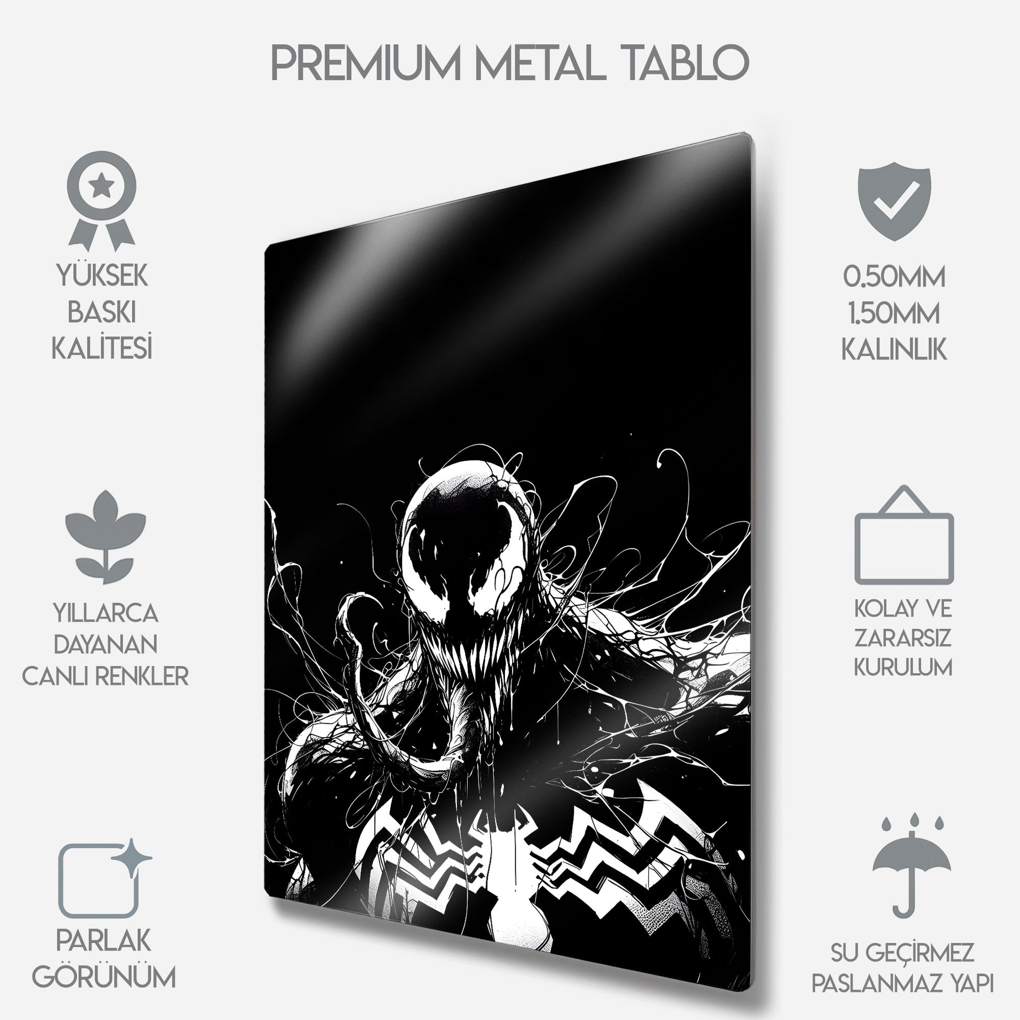 Marvel Venom - Metal Tablo