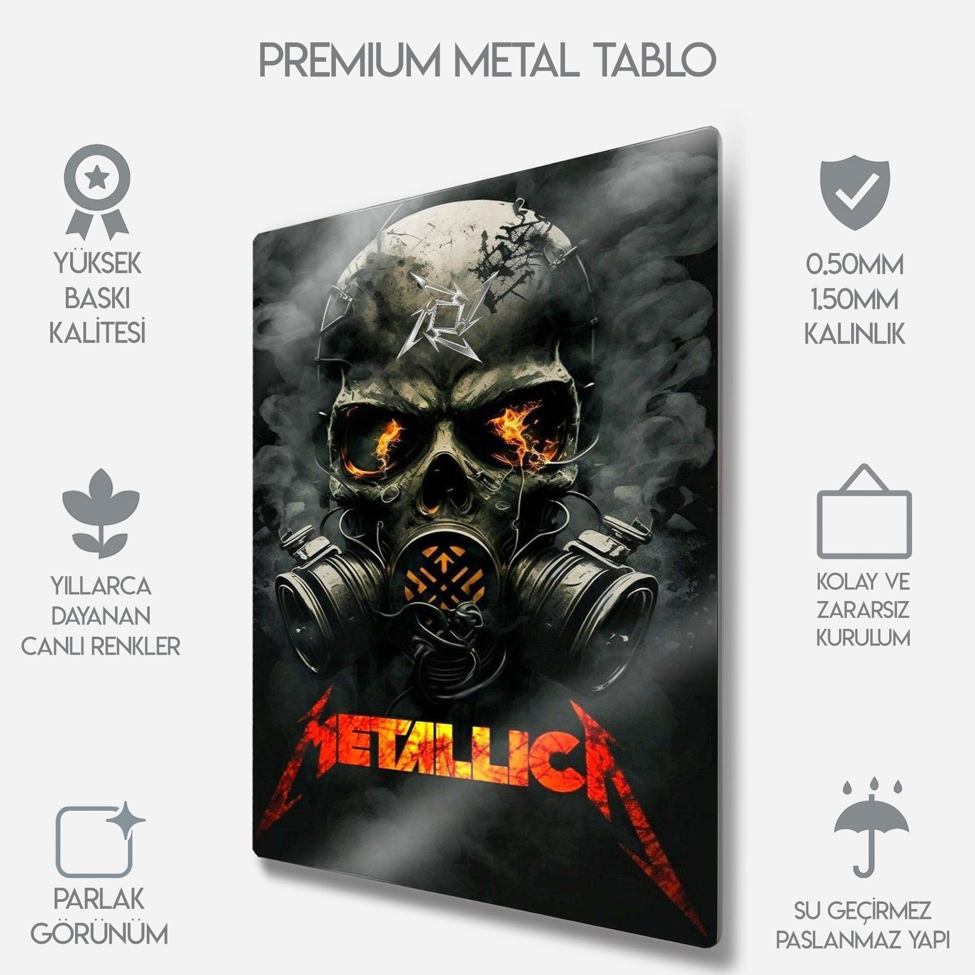 Metallica Kuru Kafa - Metal Tablo