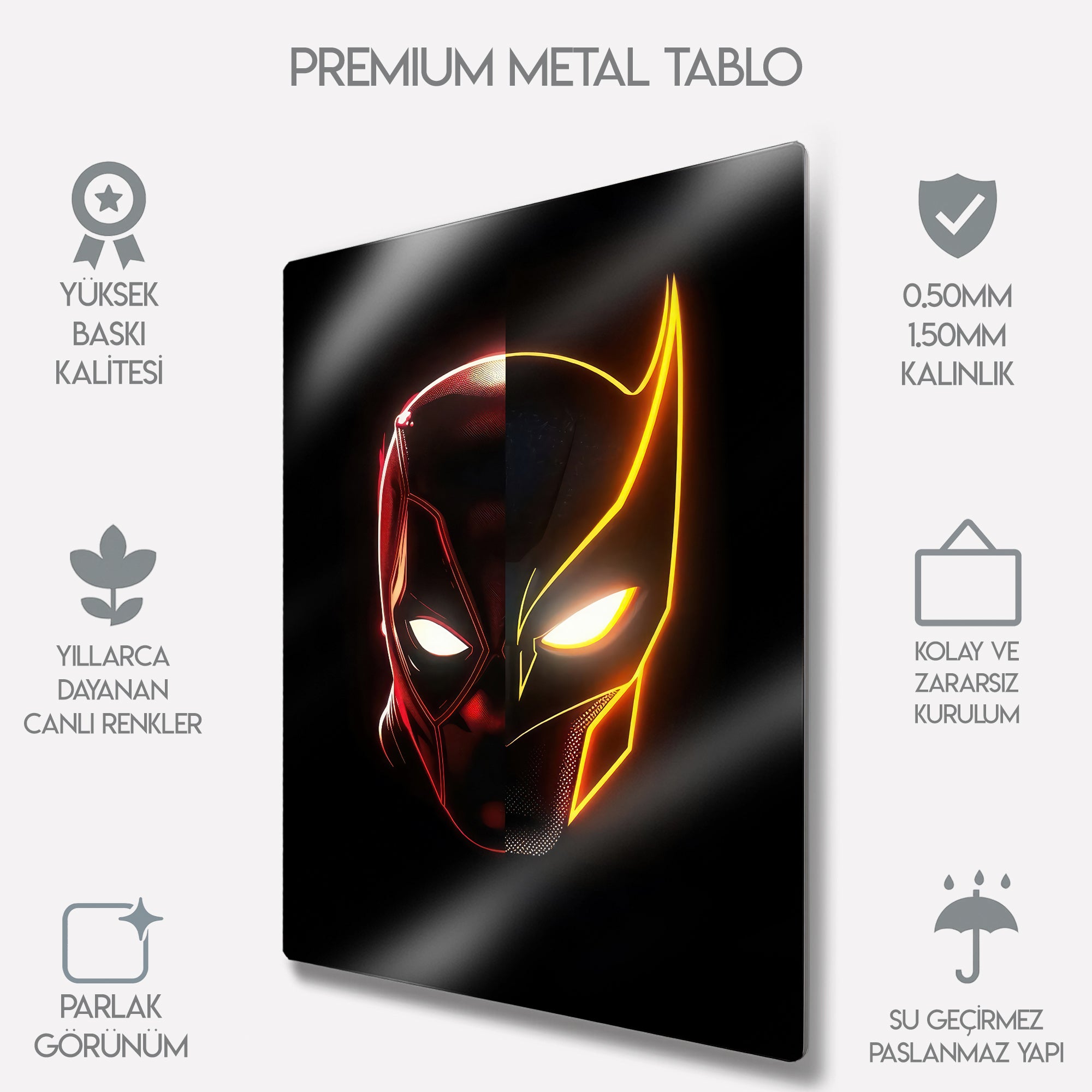 Deadpool & Wolverine - Metal Tablo