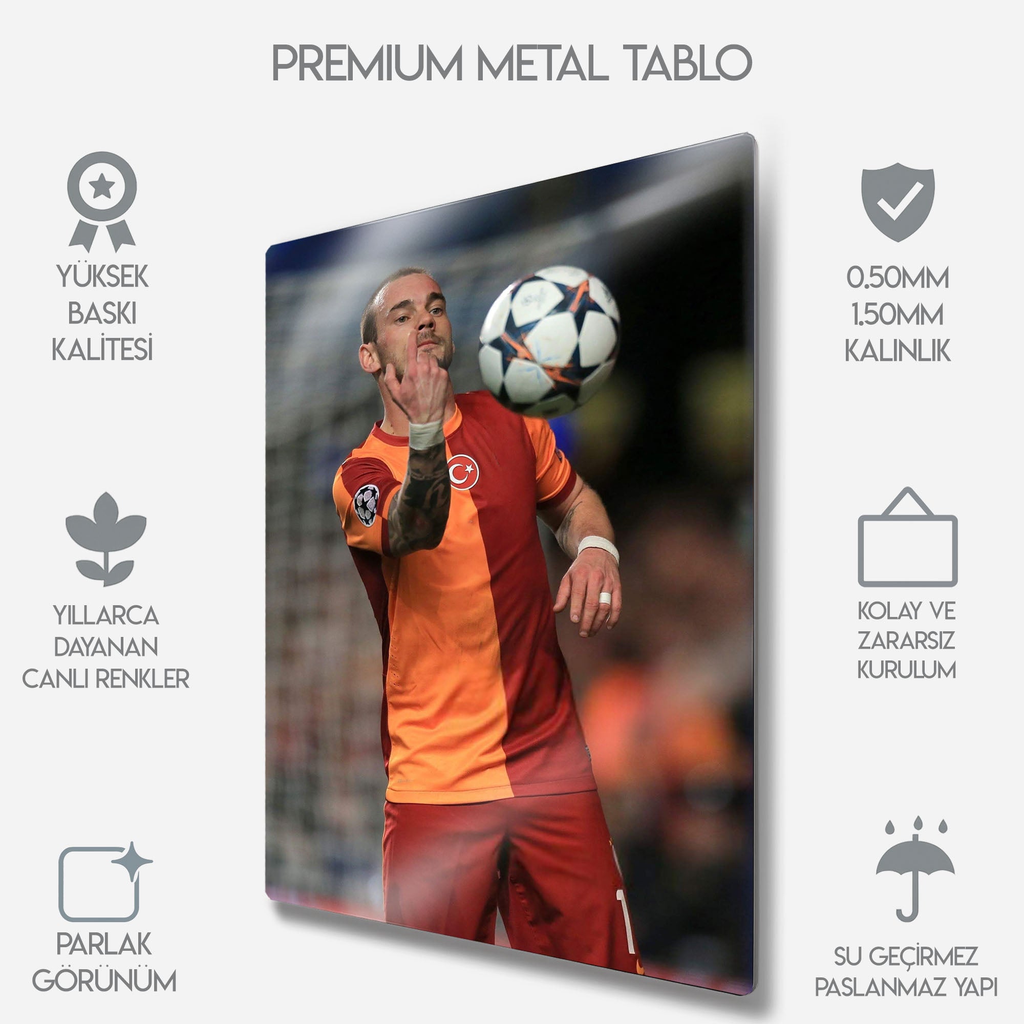 Wesley Sneijder - Metal Tablo
