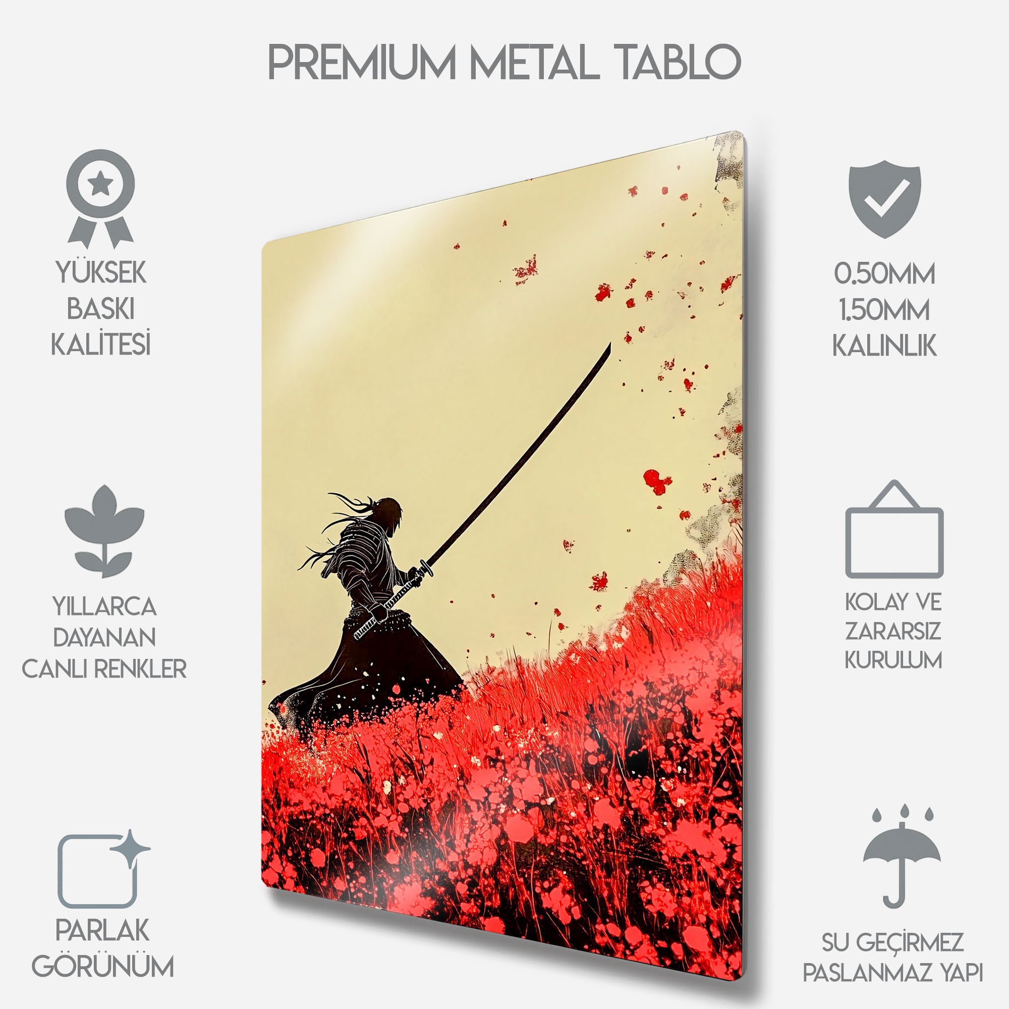 Yalnız Samuray - Metal Tablo