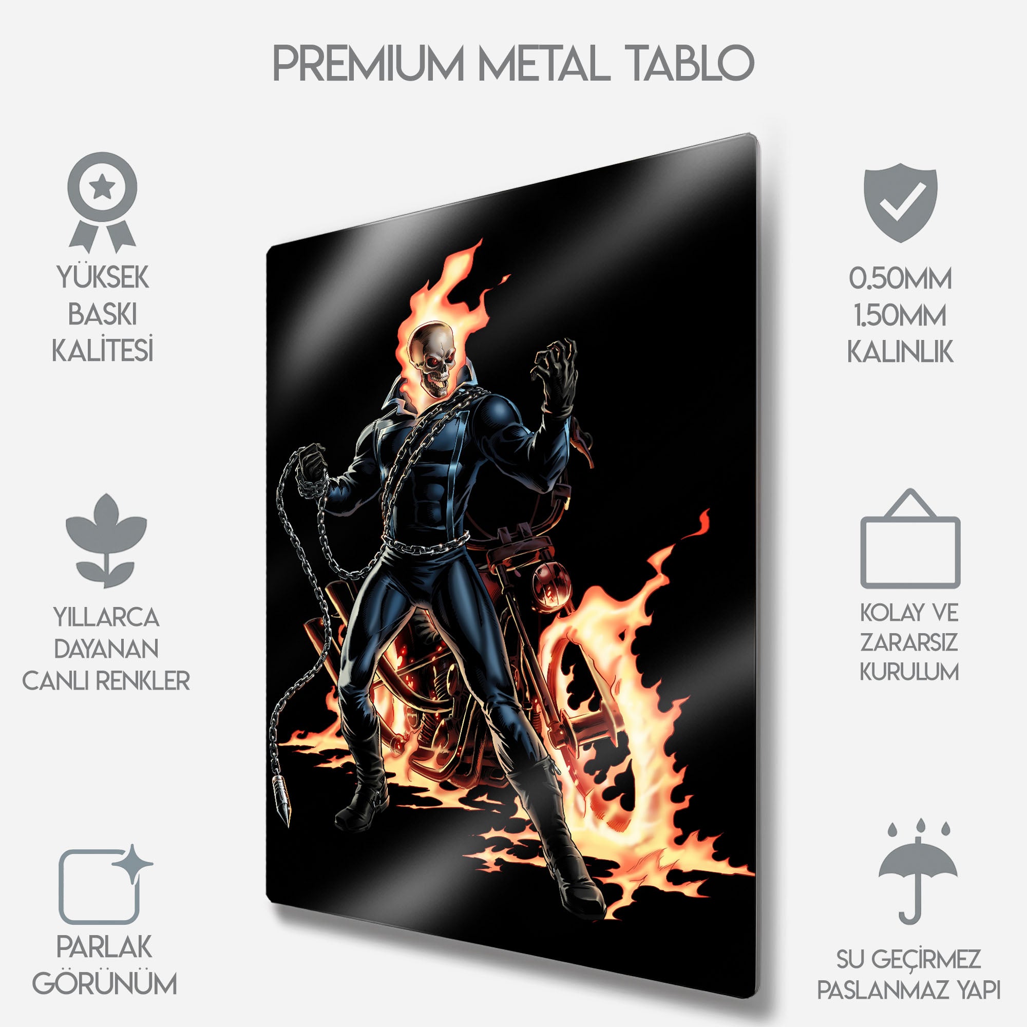 Ghost Rider - Metal Tablo