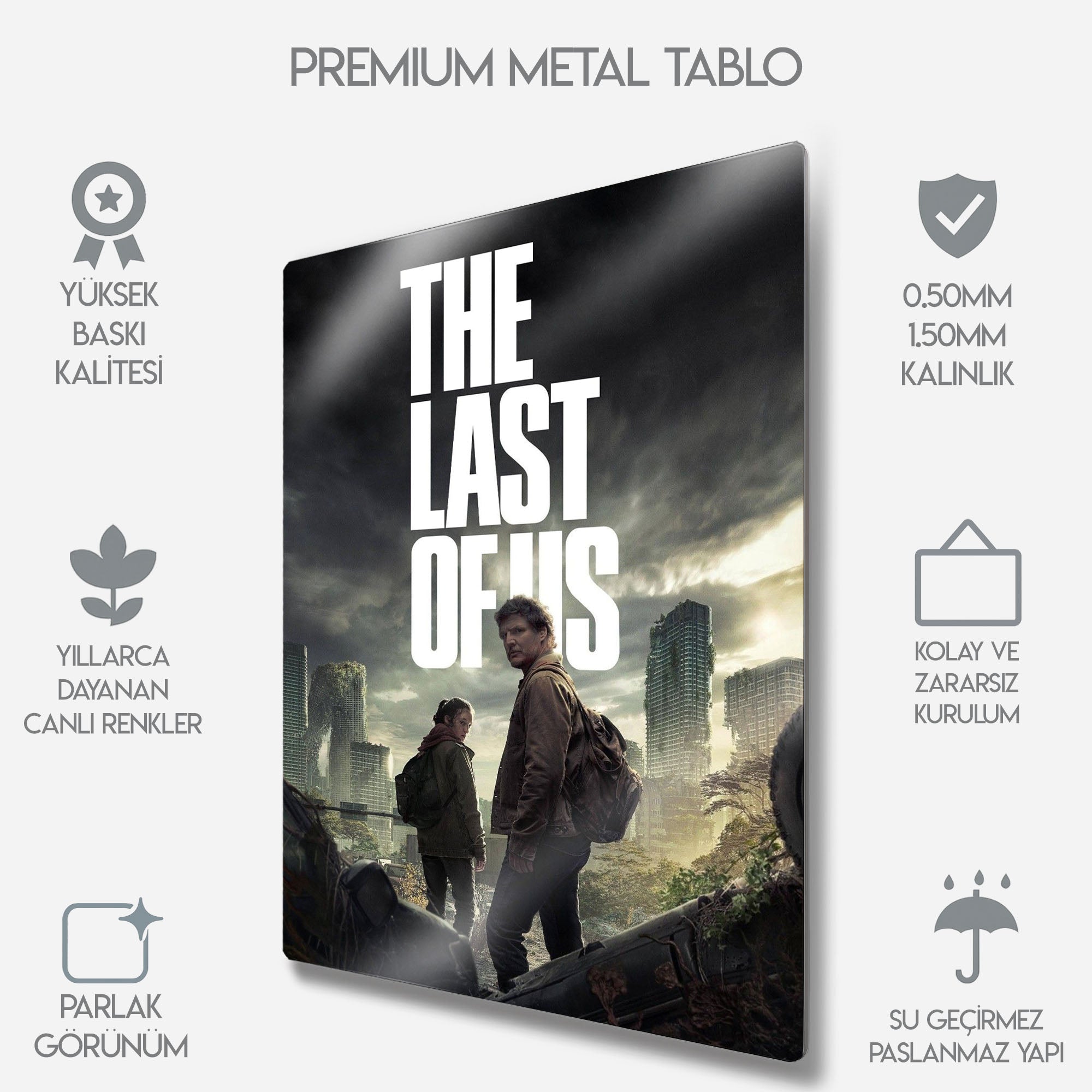The Last of Us Dizi Posteri - Metal Tablo