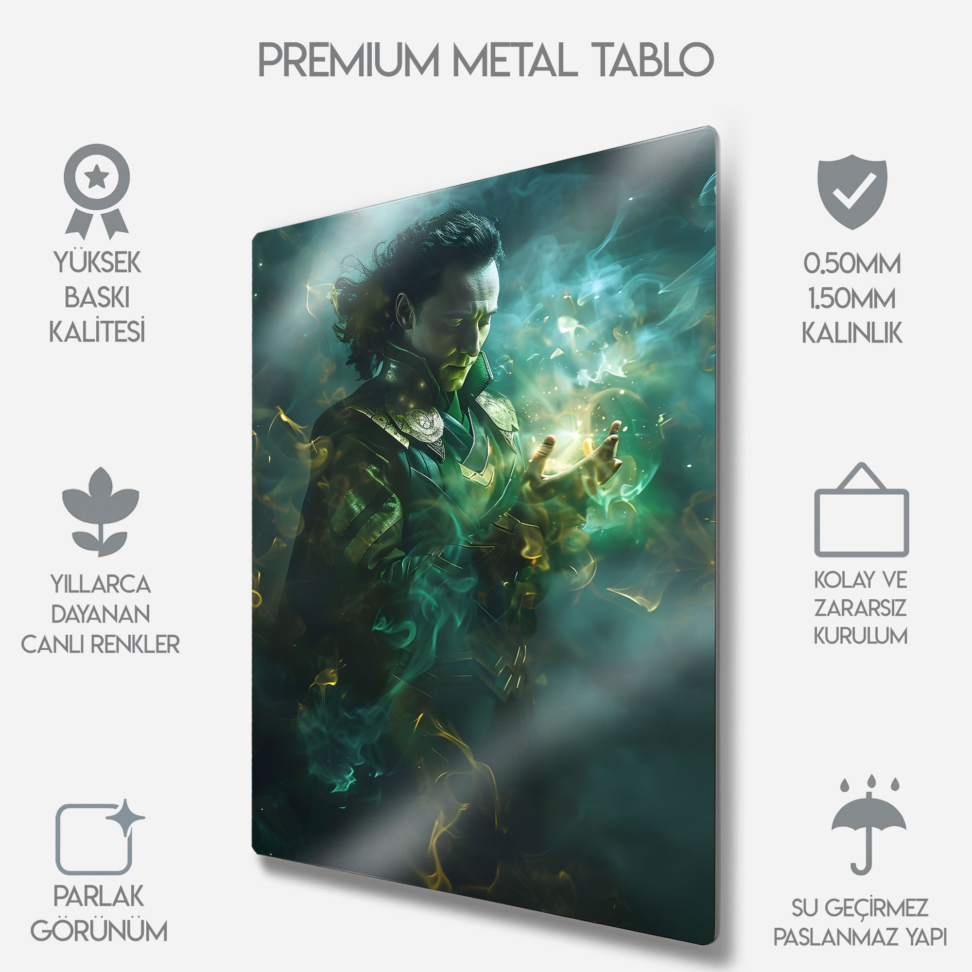Marvel Loki - Metal Tablo