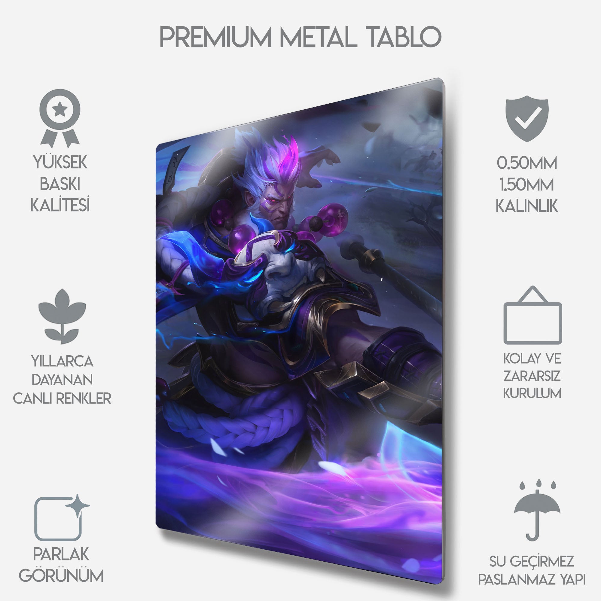 Ruh Çiçeği Darius - Metal Tablo