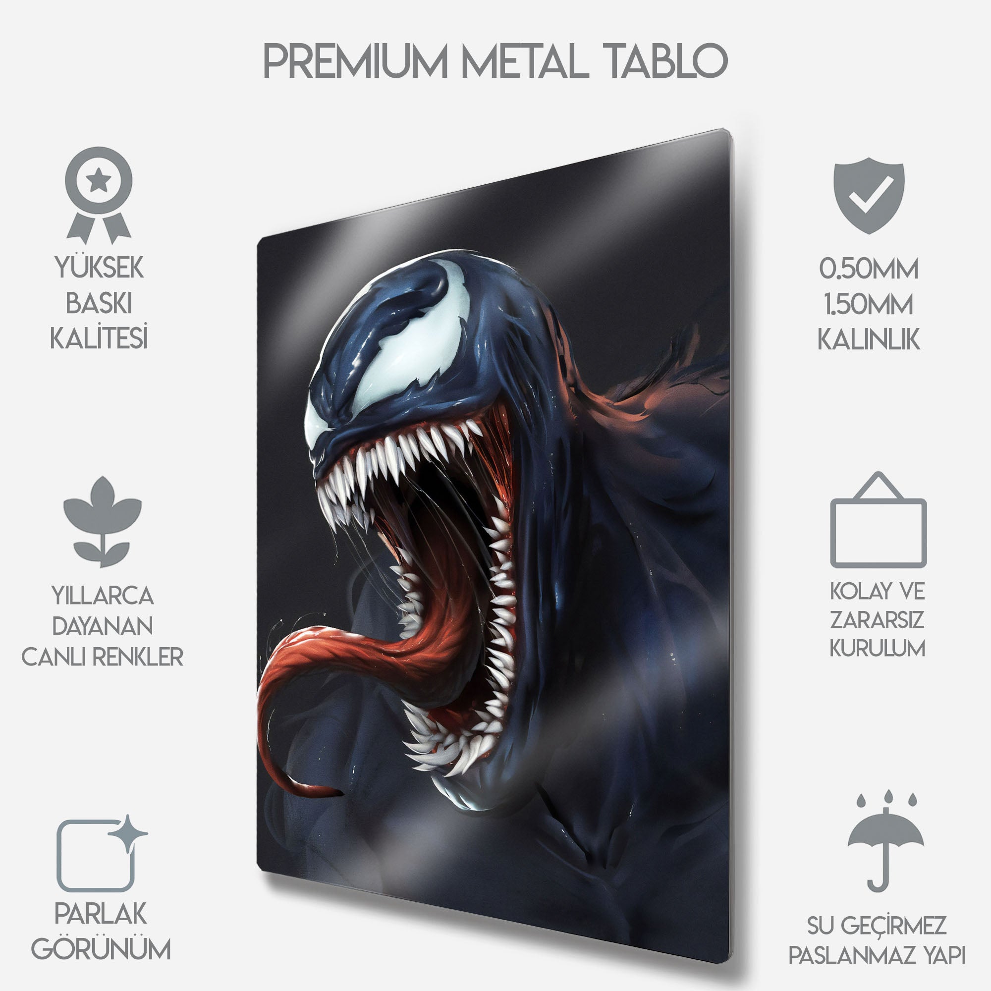 Marvel Venom - Metal Tablo