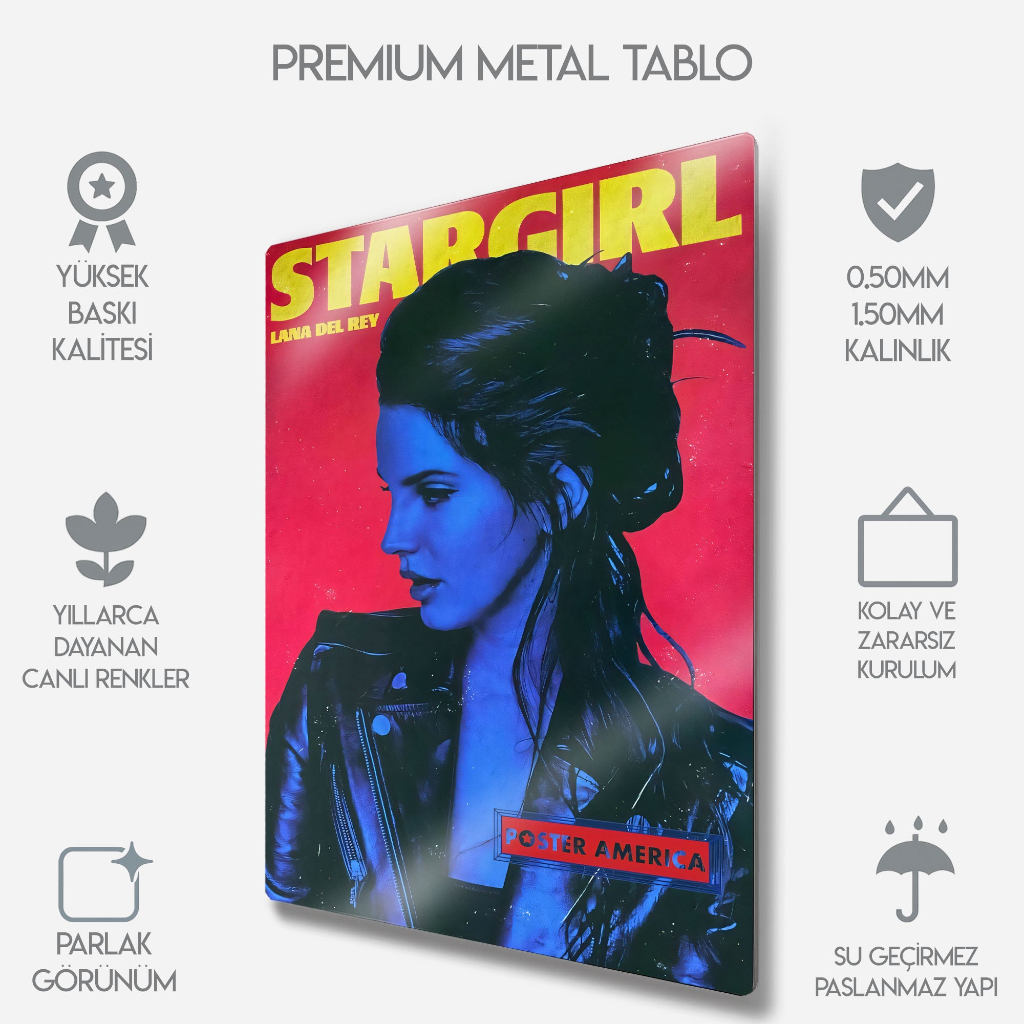 Lana Del Rey "Stargirl" - Metal Tablo