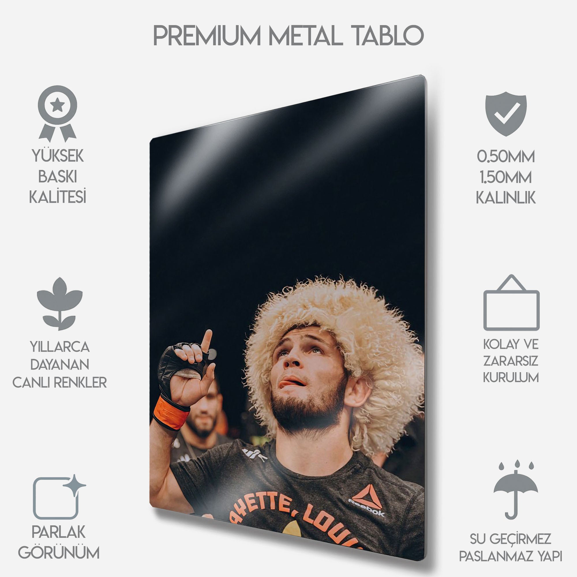 Khabib Nurmagomedov - Metal Tablo