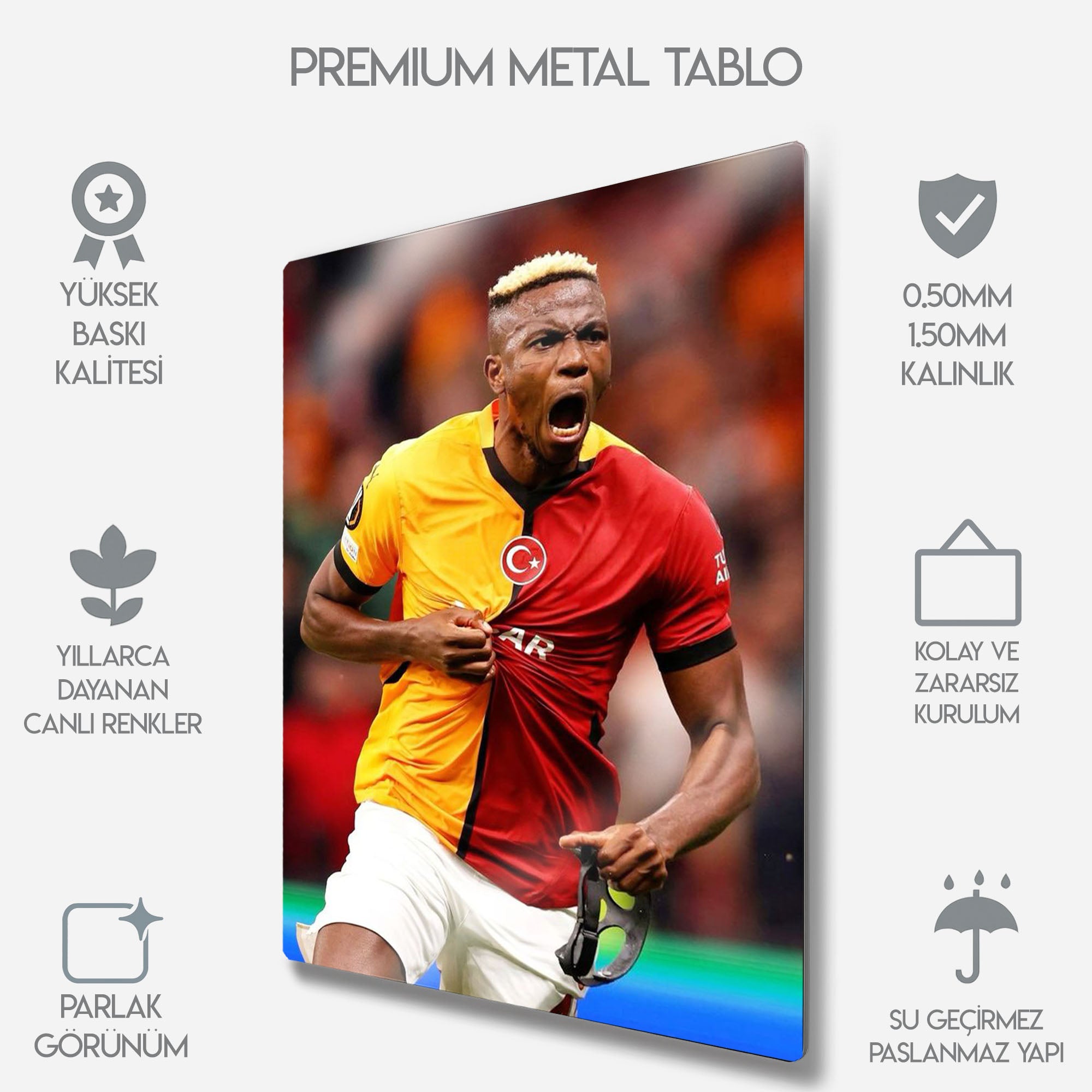 Victor Osimhen - Metal Tablo