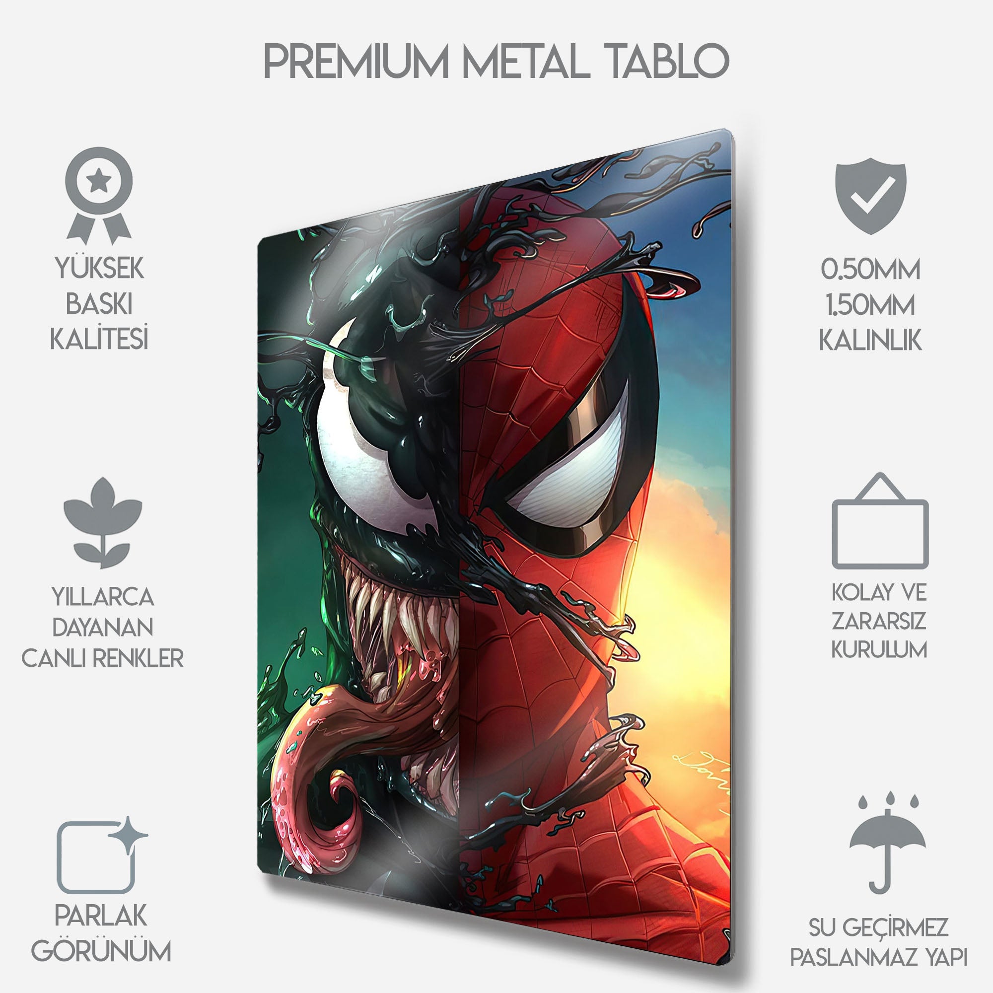 Spider-Man vs. Venom - Metal Tablo