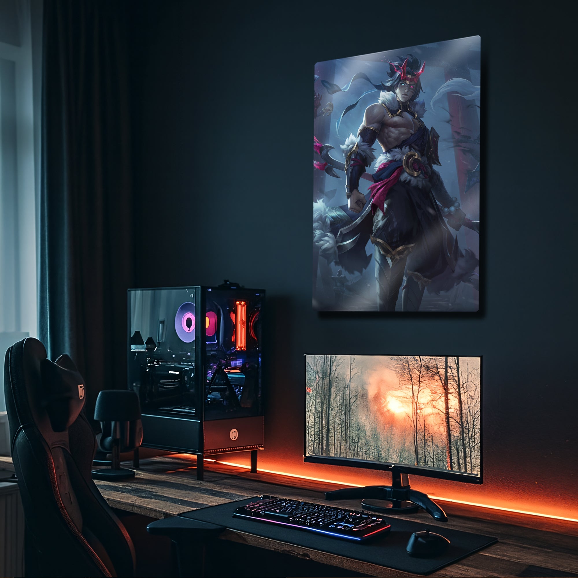 Buzul Ay Kayn - Metal Tablo