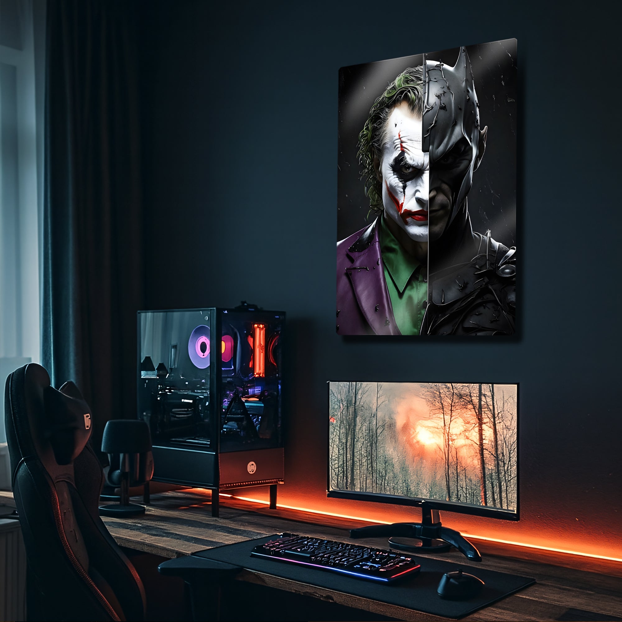 Batman & Joker - Metal Tablo