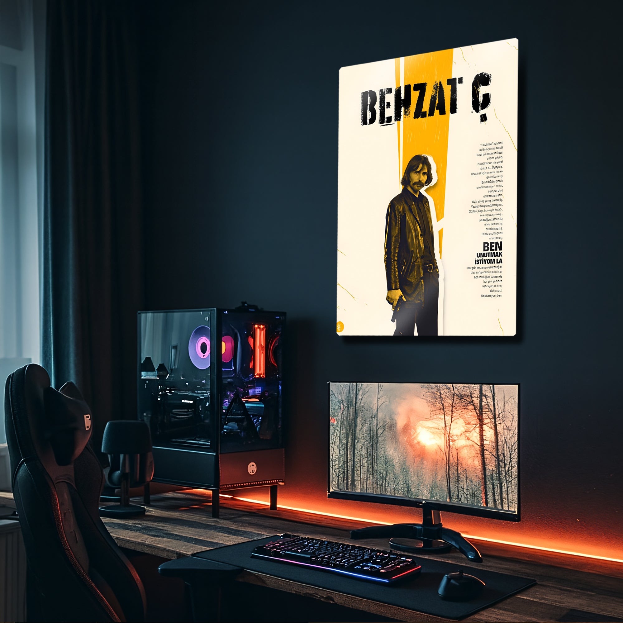 Behzat Ç. Ben Unutmak İstiyom La - Metal Tablo