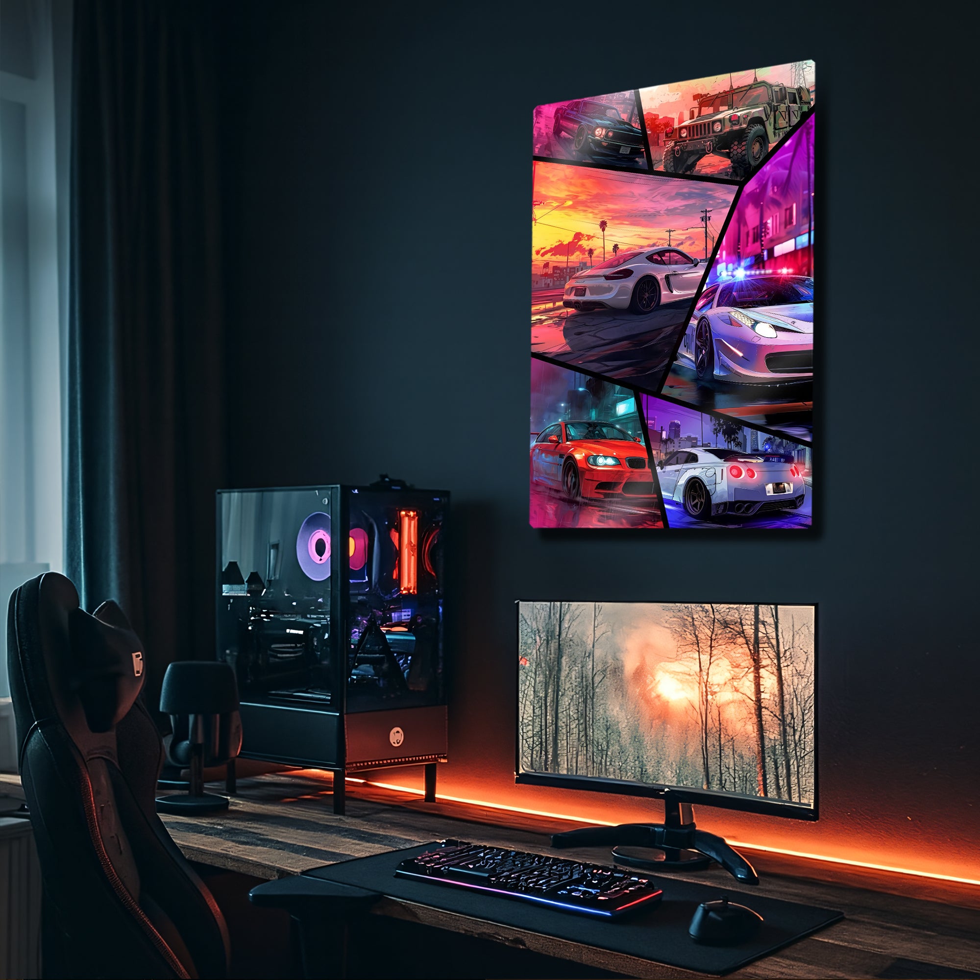 Car Style - Metal Tablo